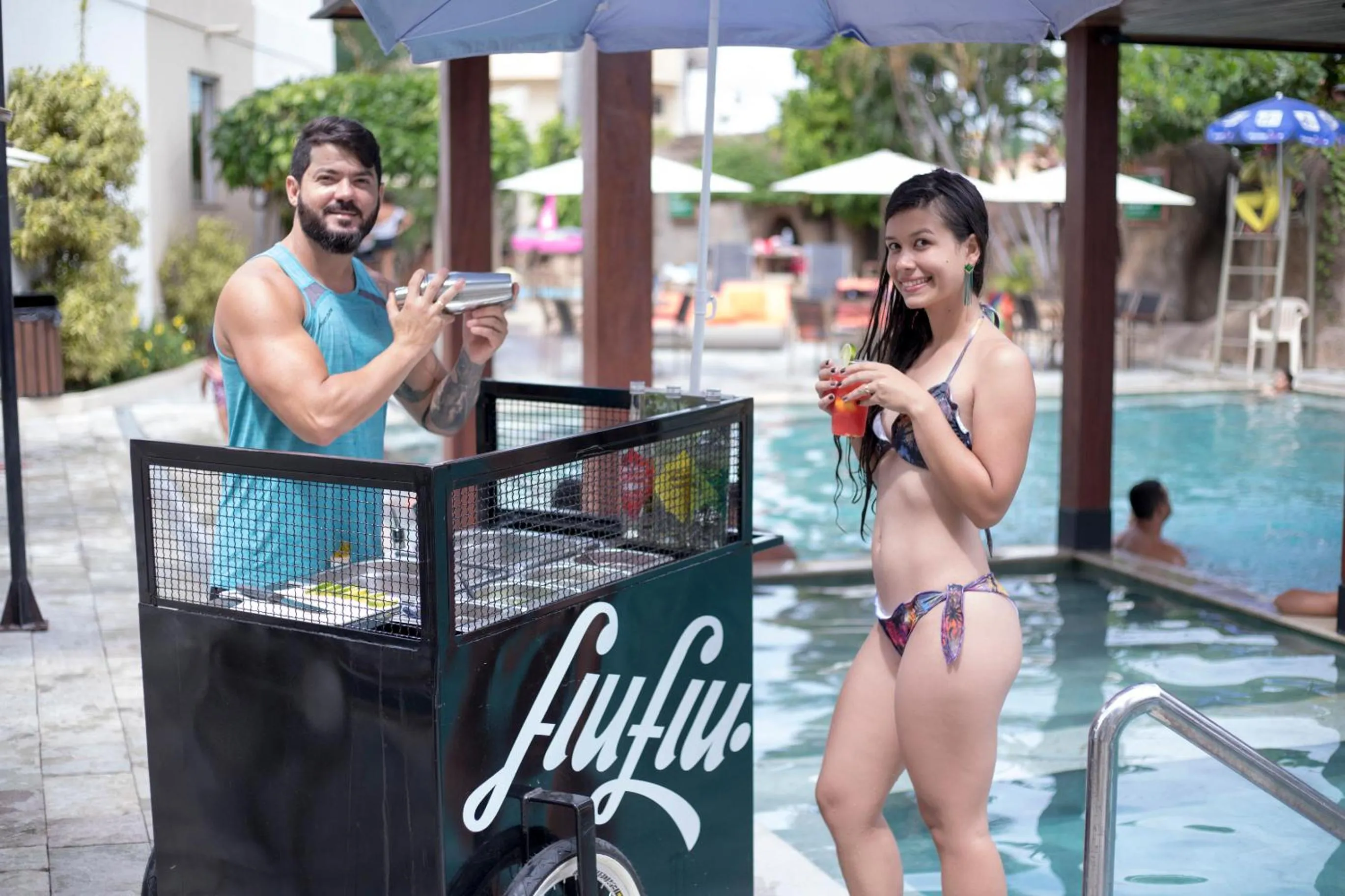 Pool view in Hotel Morada do Sol