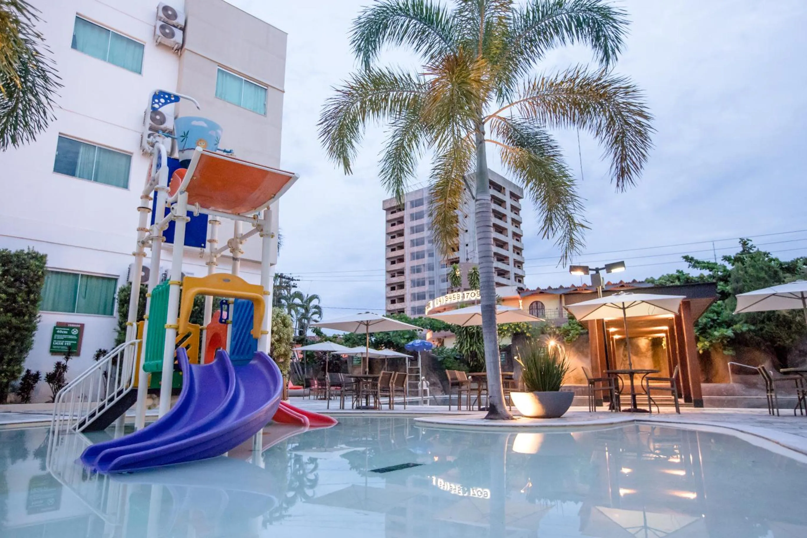 Aqua park in Hotel Morada do Sol