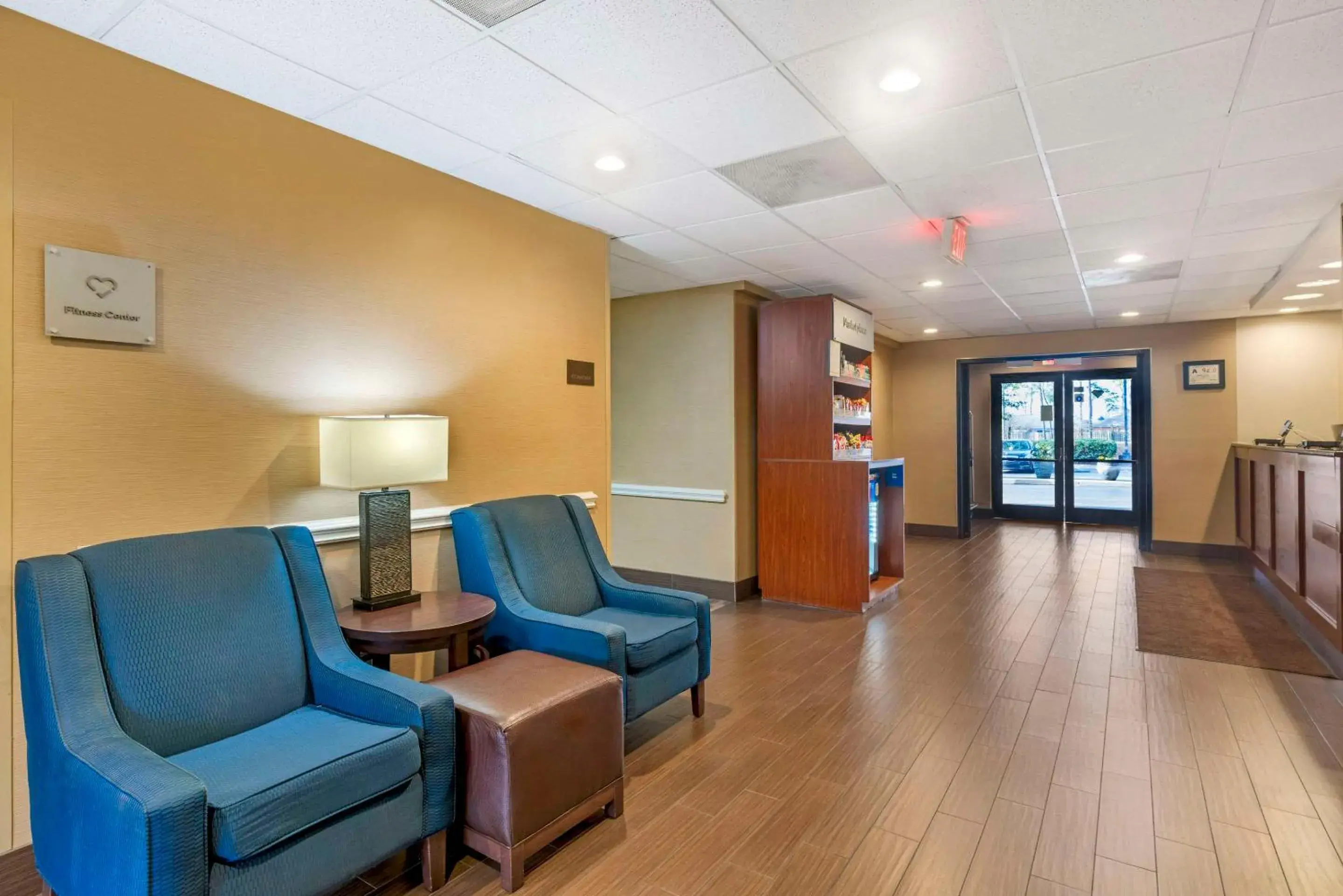 Lobby or reception in Comfort Suites Wilmington near Downtown Lobby or reception in Comfort Suites Wilmington near Downtown