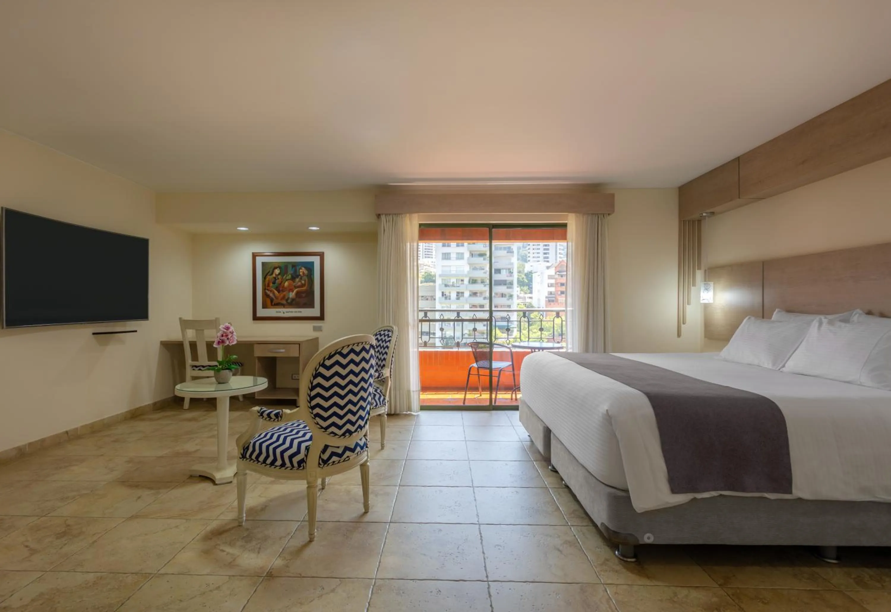 Bed in Hotel Obelisco