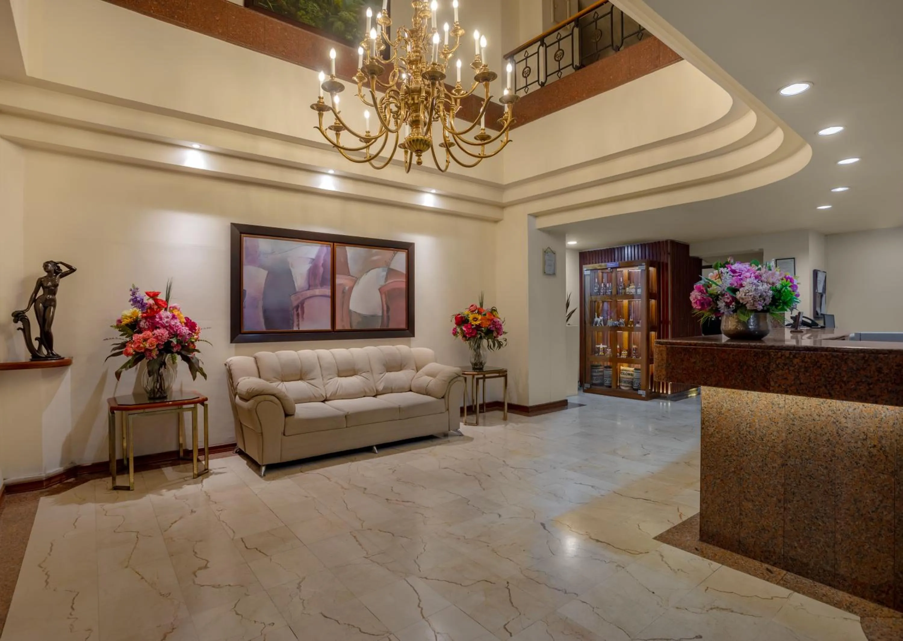 Living room in Hotel Obelisco