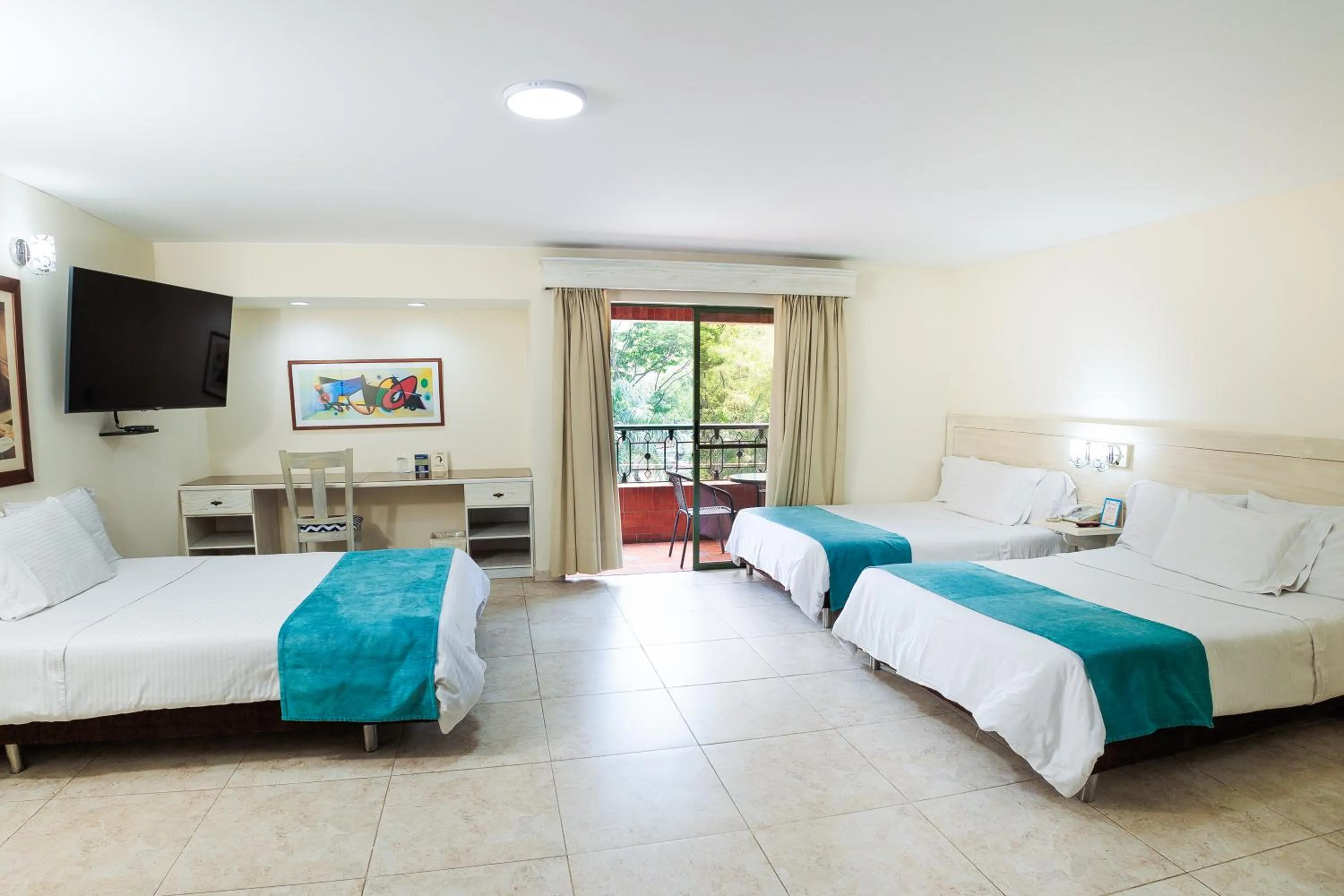 Bed in Hotel Obelisco