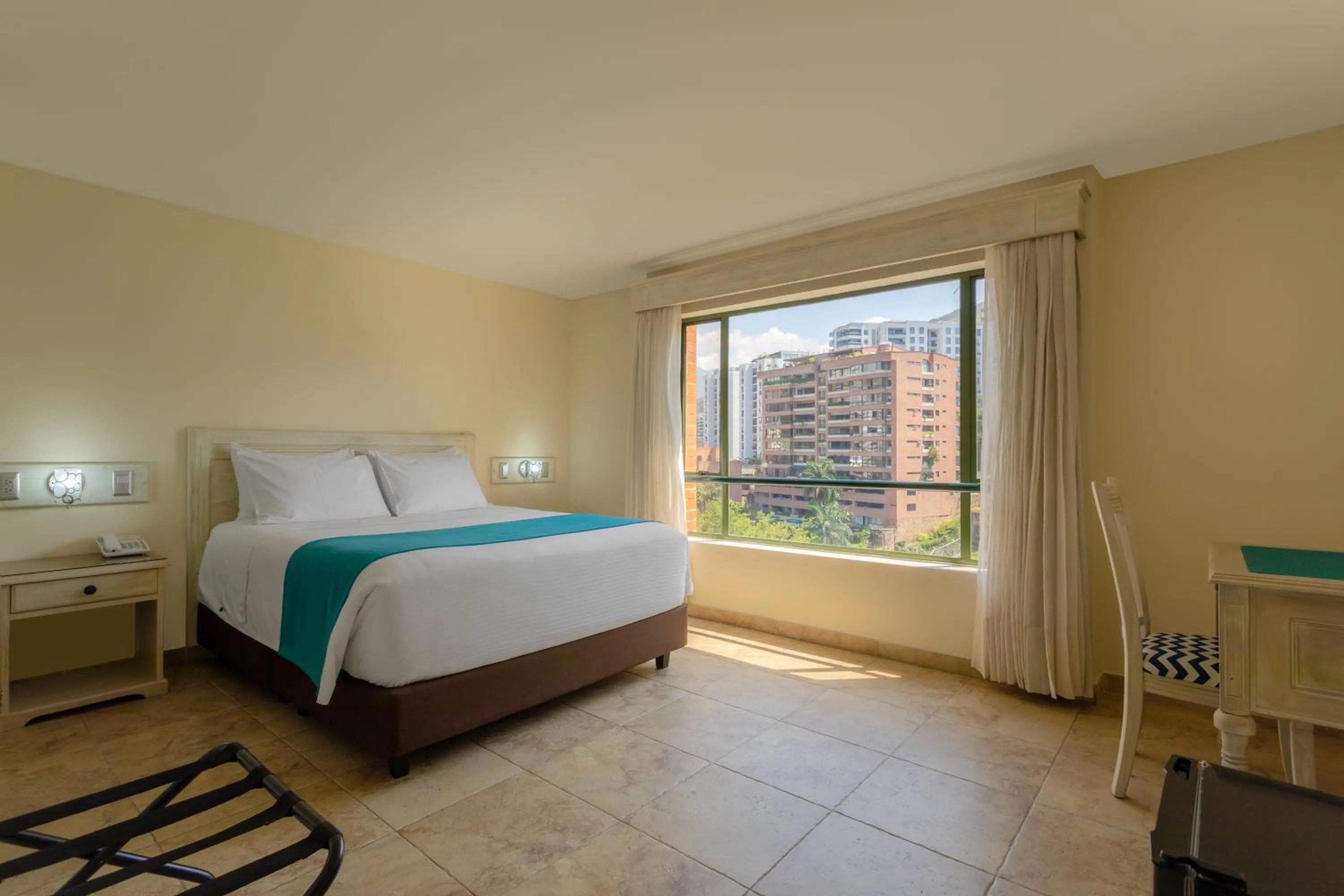 Bed in Hotel Obelisco