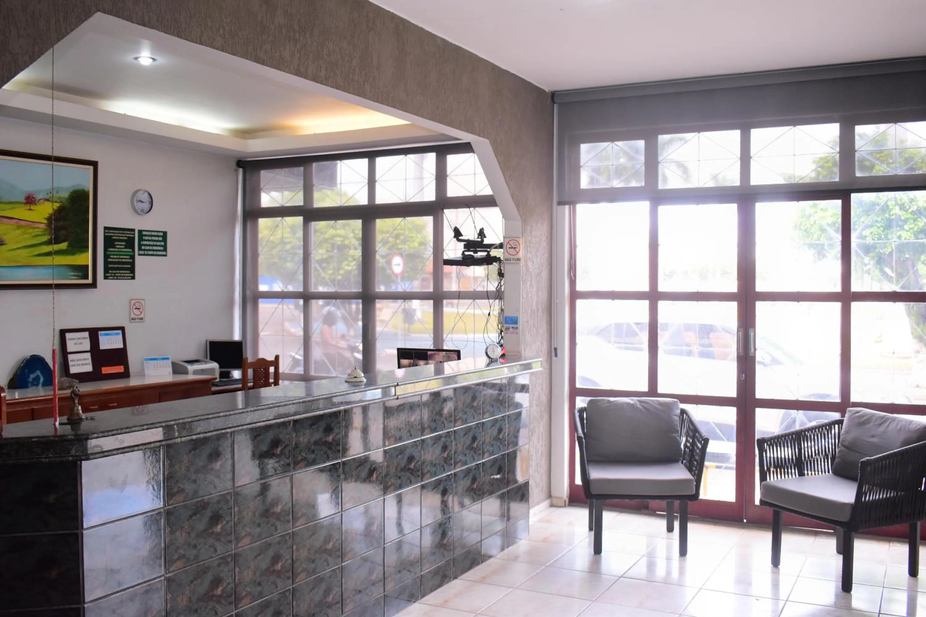 Lobby or reception in Hotel Imperador Caldas Novas - GO - Facil acesso aos parques aquaticos e polo gastronômico noturno