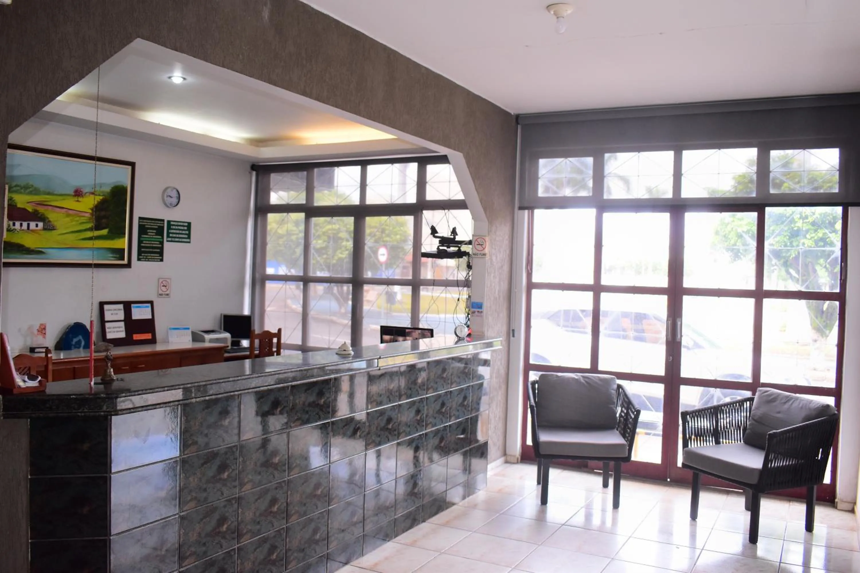 Lobby or reception in Hotel Imperador Caldas Novas - GO - Facil acesso aos parques aquaticos e polo gastronômico noturno