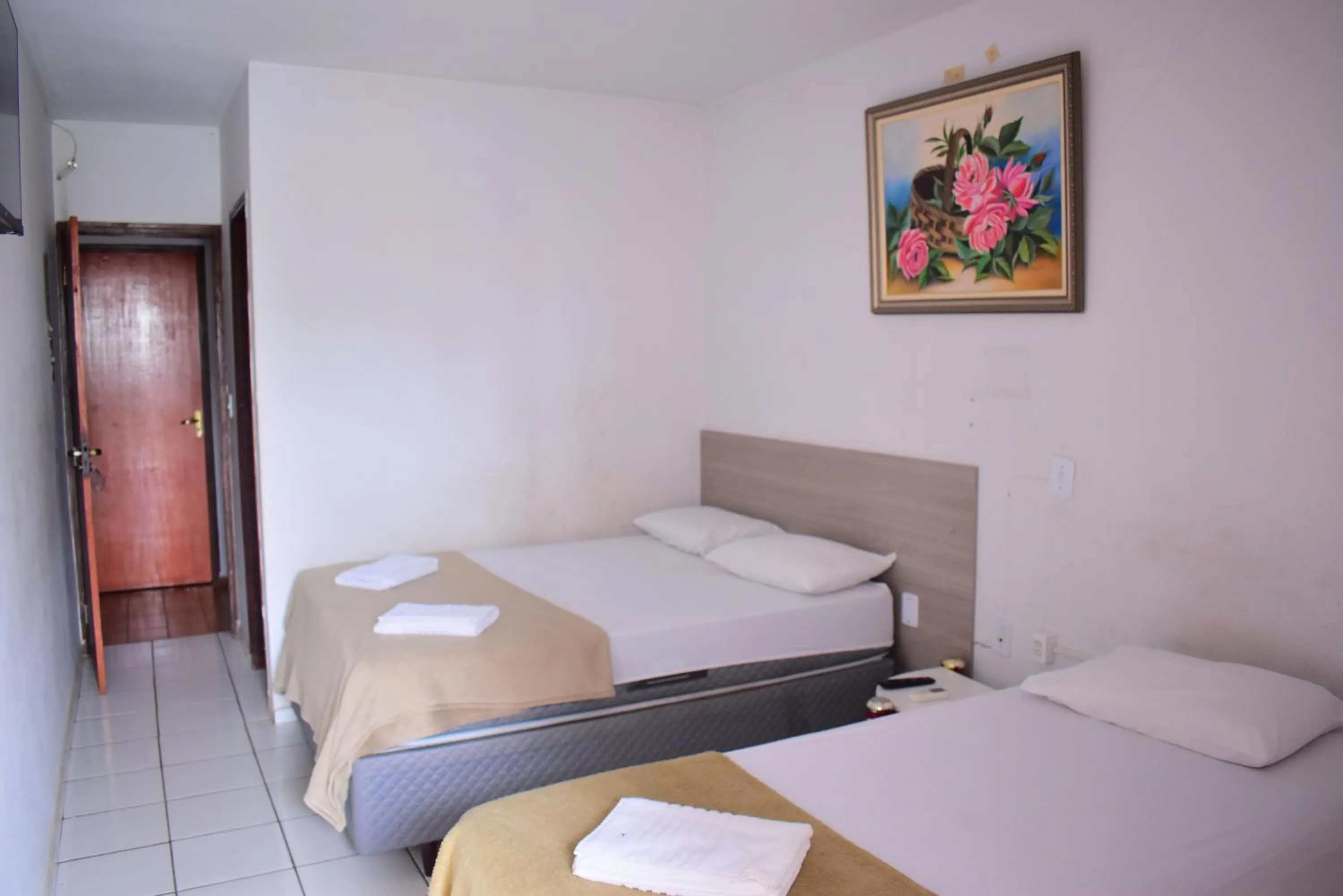 Bed in Hotel Imperador Caldas Novas - GO - Facil acesso aos parques aquaticos e polo gastronômico noturno