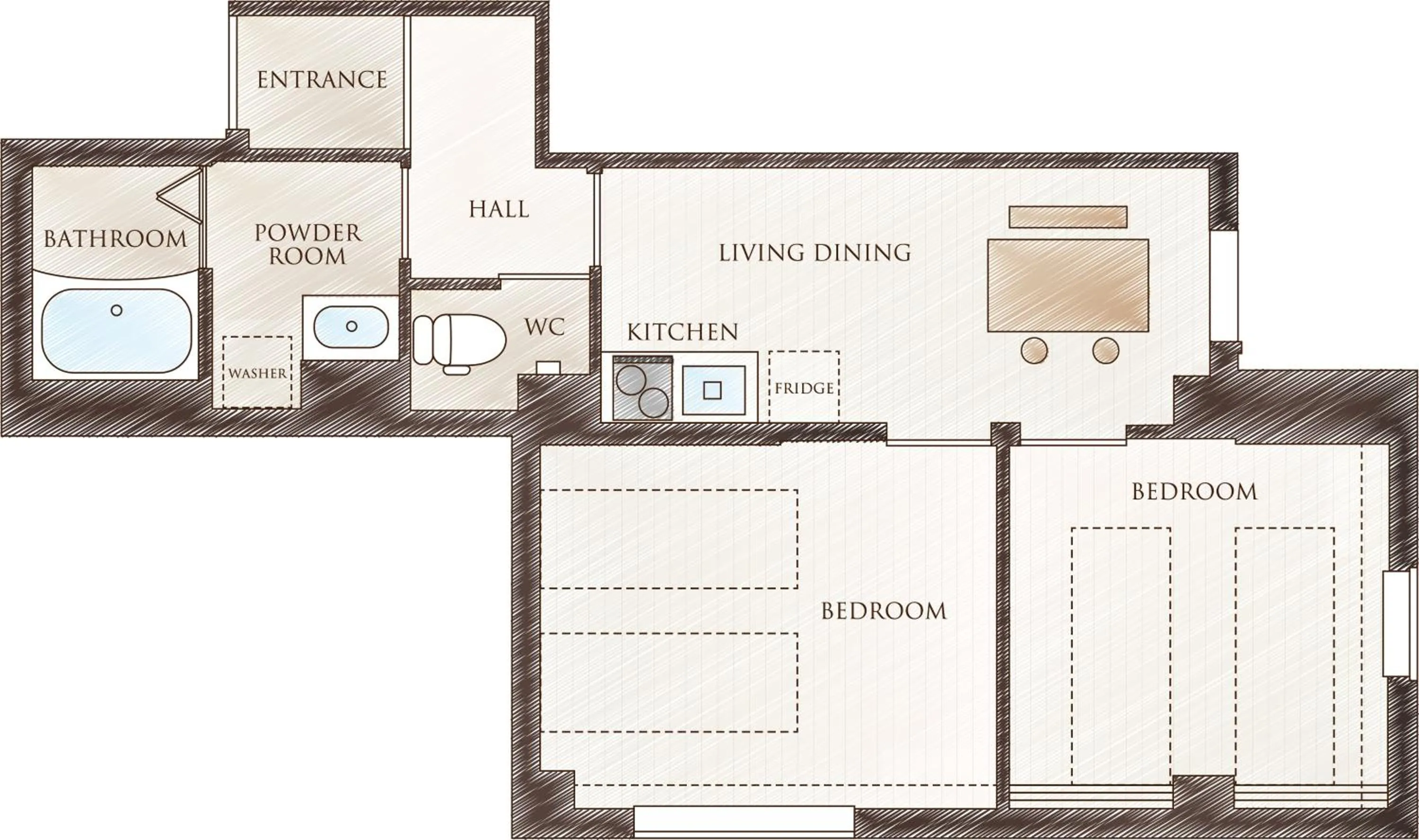 Floor plan in Hotel SAILS