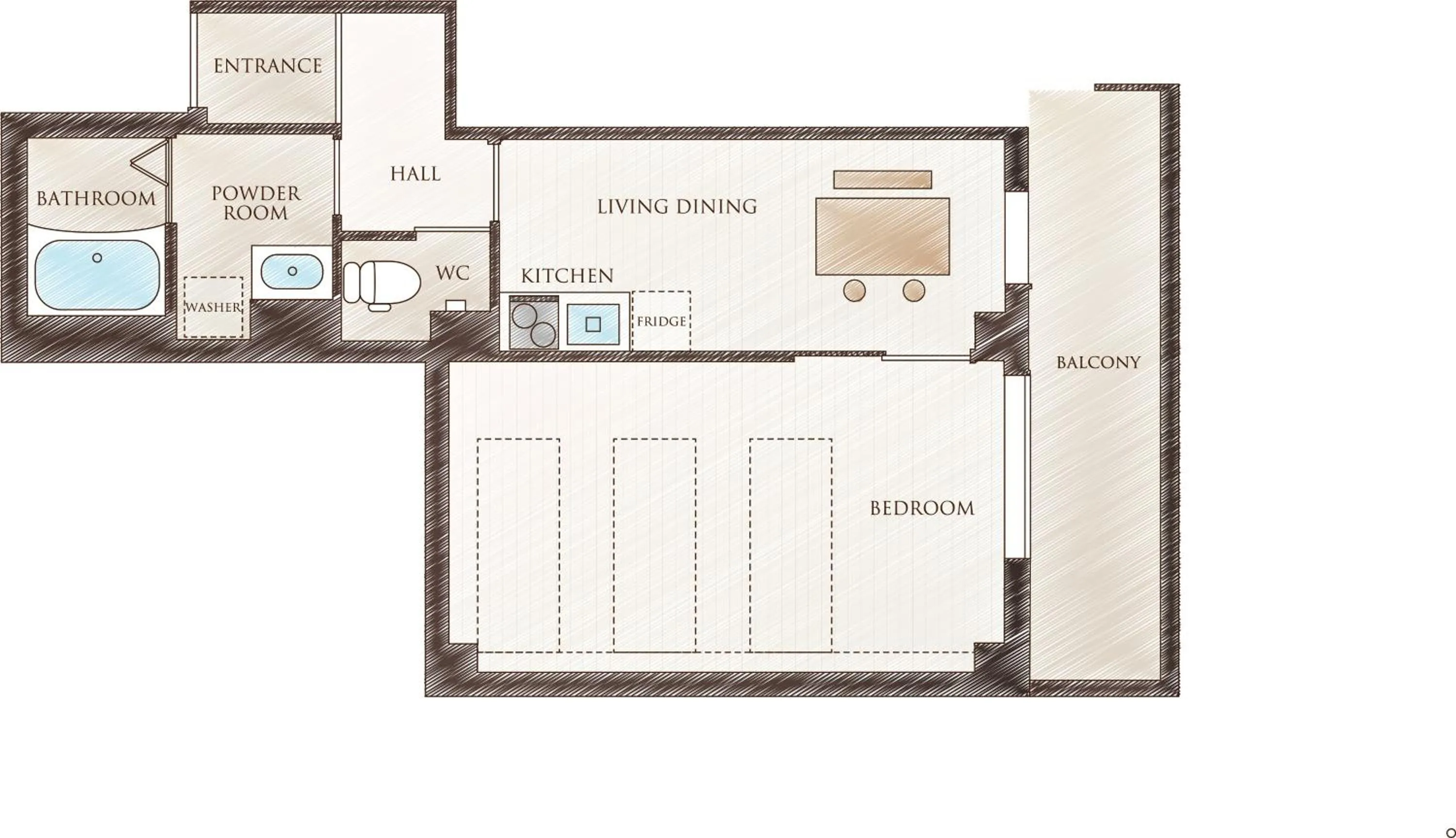Floor plan in Hotel SAILS