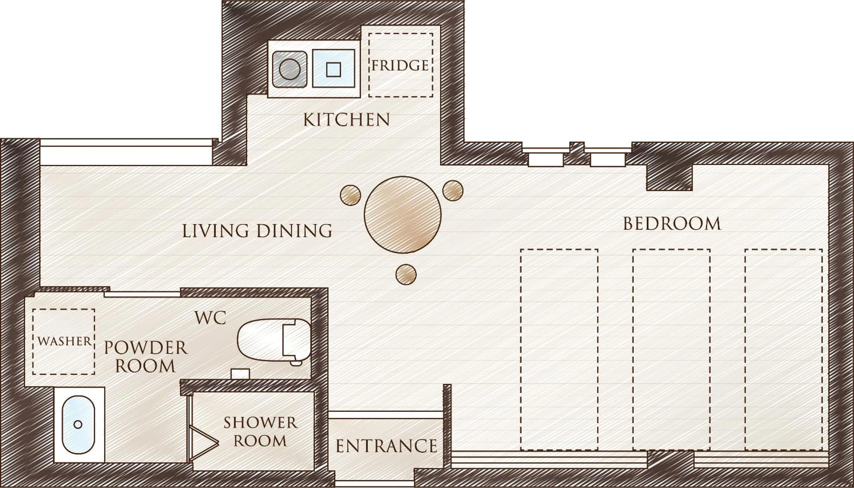 Floor plan in Hotel SAILS