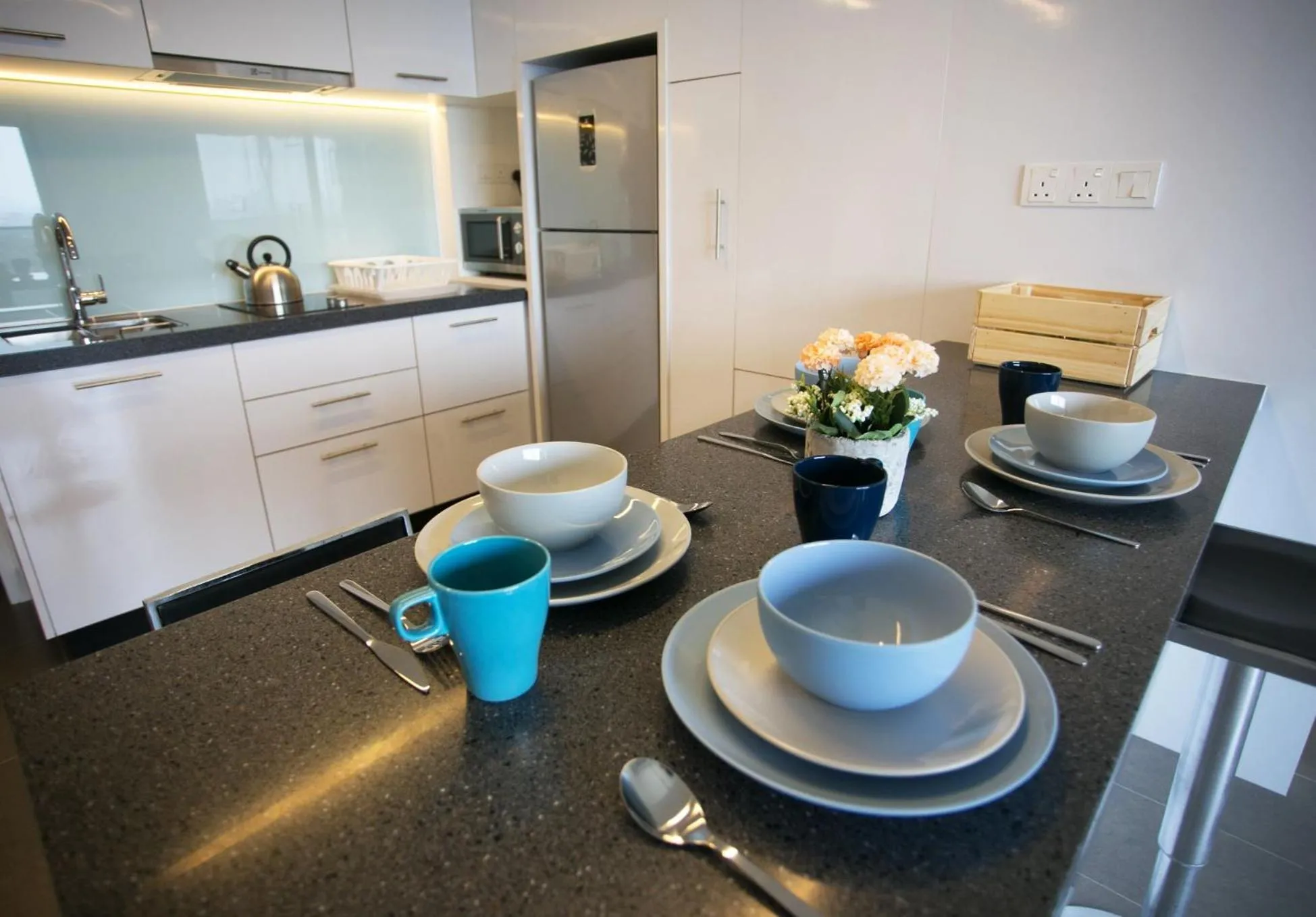 Kitchen or kitchenette in KL Sentral, EST Bangsar by SkyLimit Suites