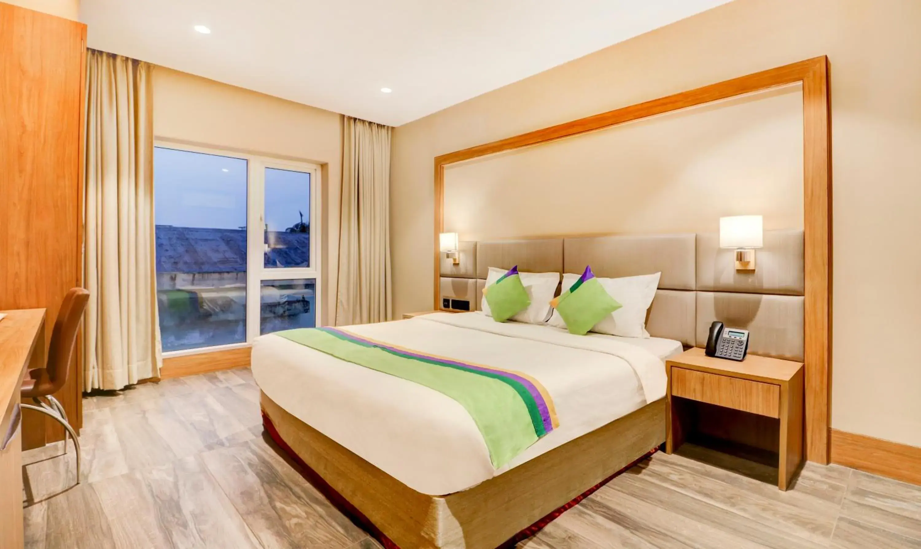 Bedroom, Bed in Treebo Radhe Palace, Lake Town Bedroom, Bed in Treebo Radhe Palace, Lake Town