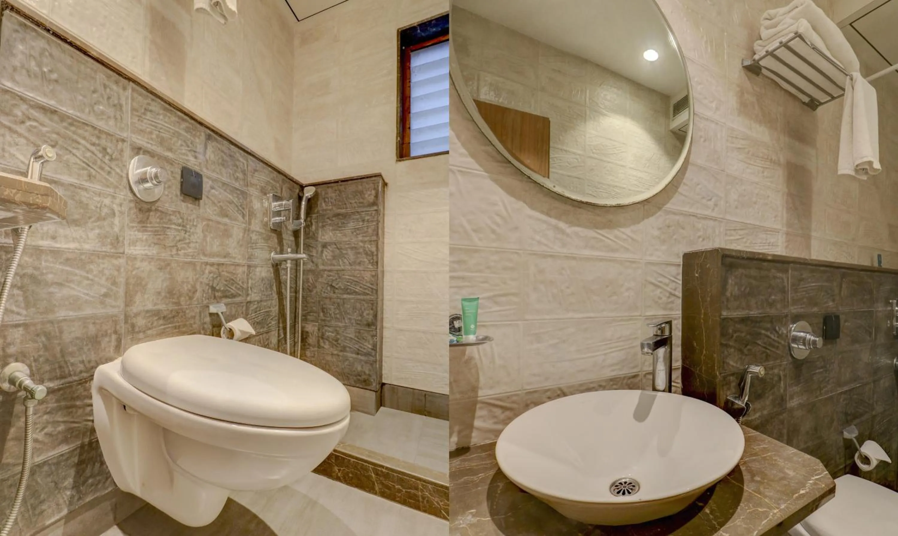 Bathroom in Treebo Radhe Palace, Lake Town