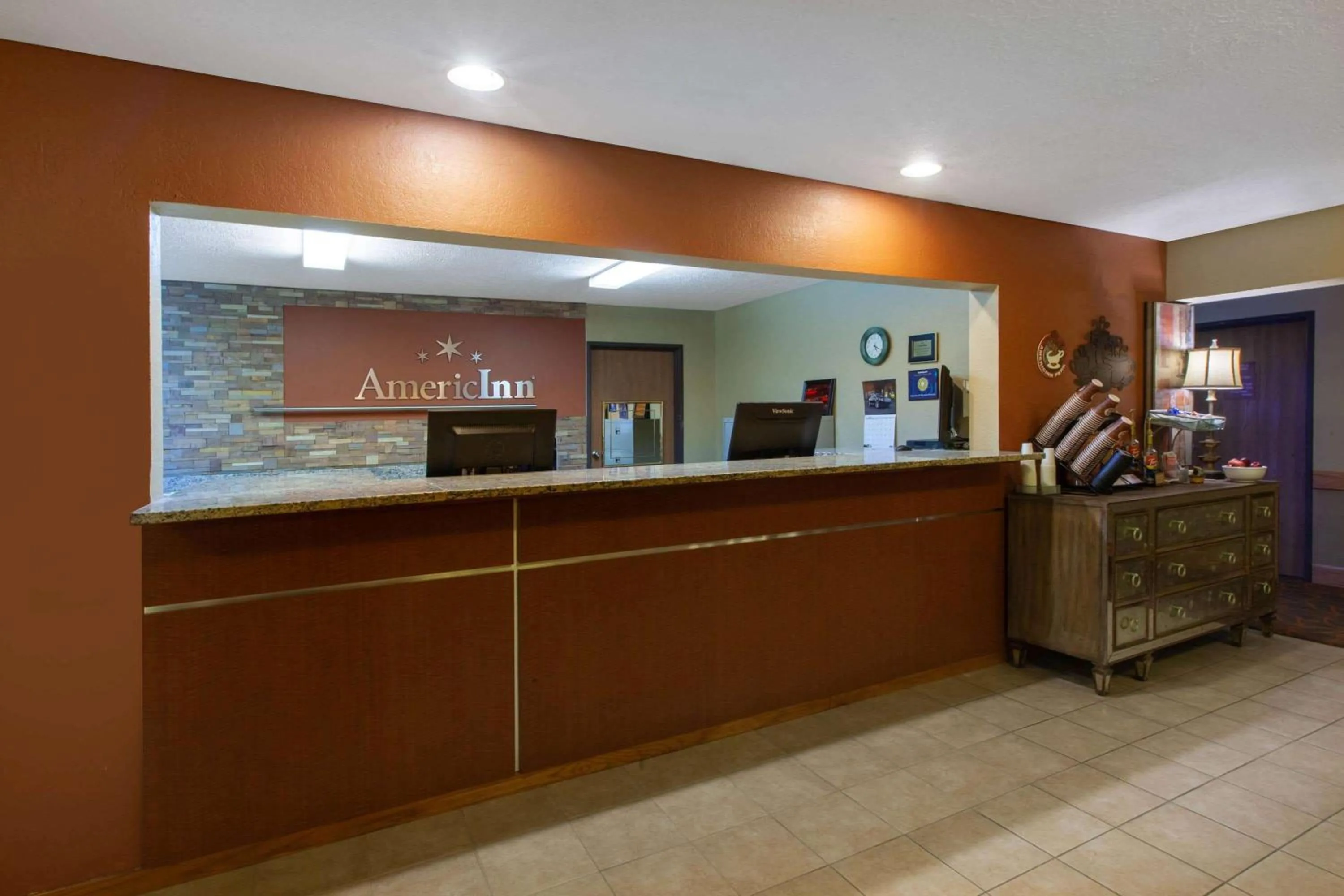 Lobby or reception in AmericInn by Wyndham Petoskey
