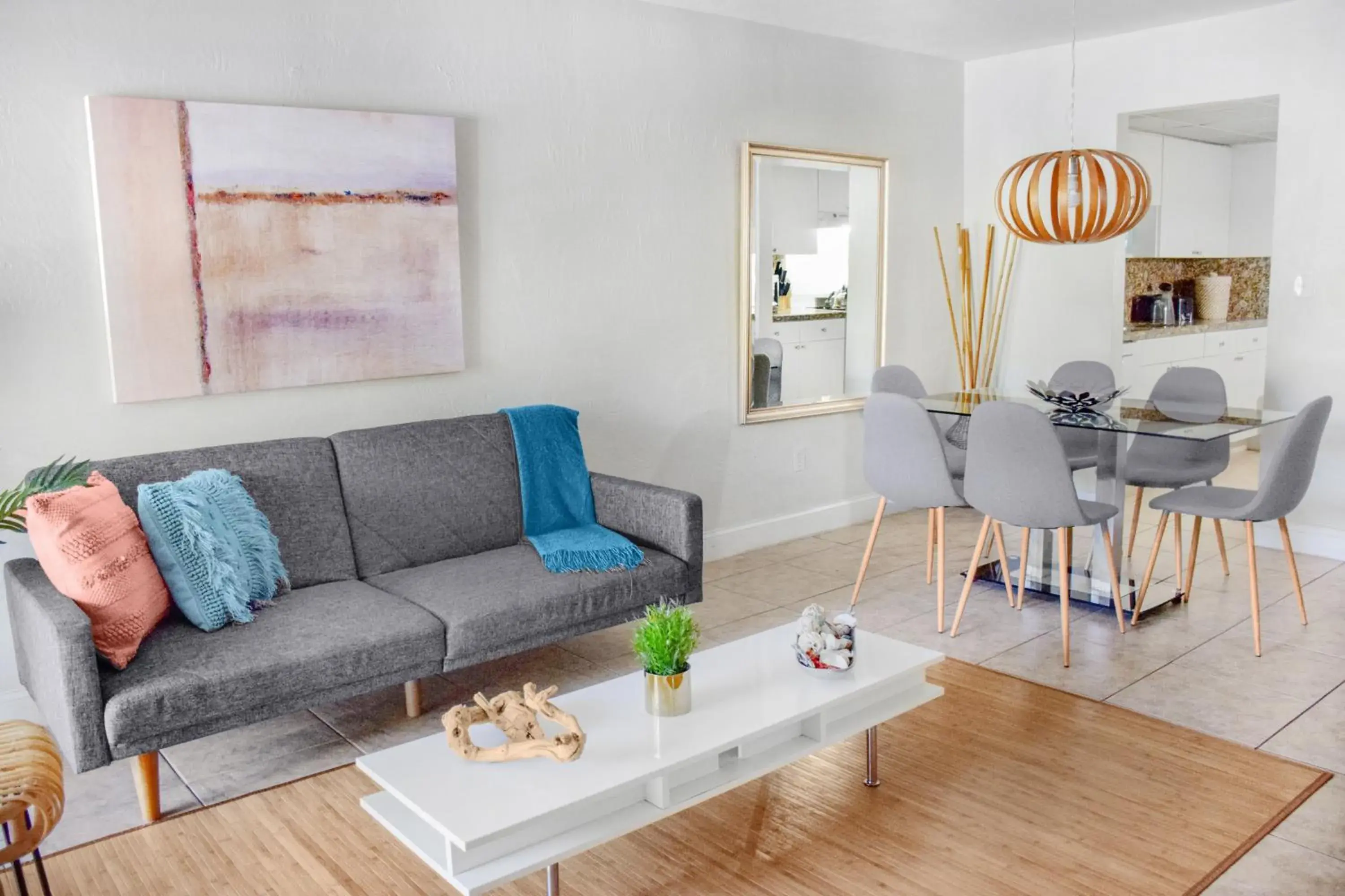 Living room in Coral Reef at Key Biscayne Living room in Coral Reef at Key Biscayne