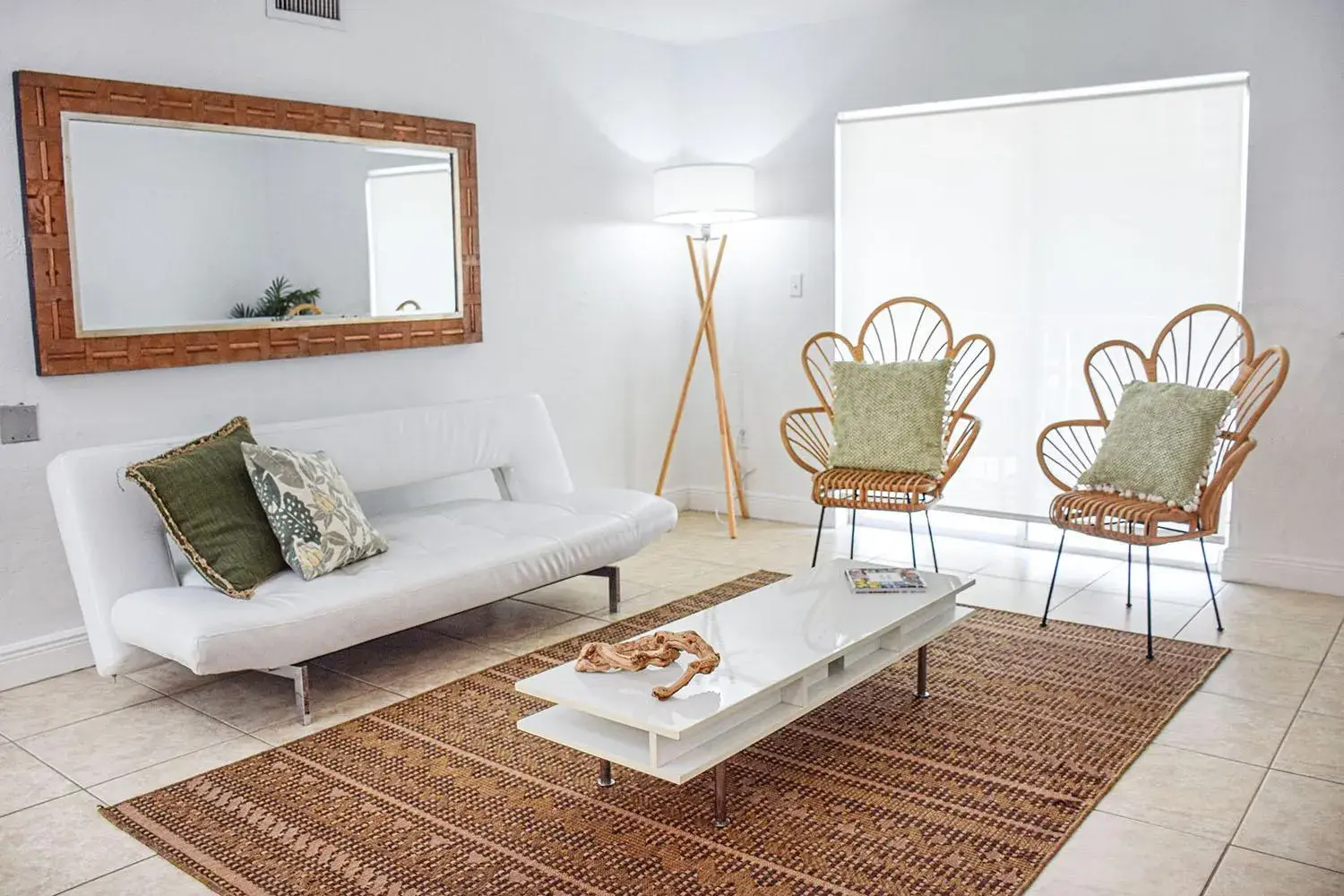 Living room in Coral Reef at Key Biscayne Living room in Coral Reef at Key Biscayne