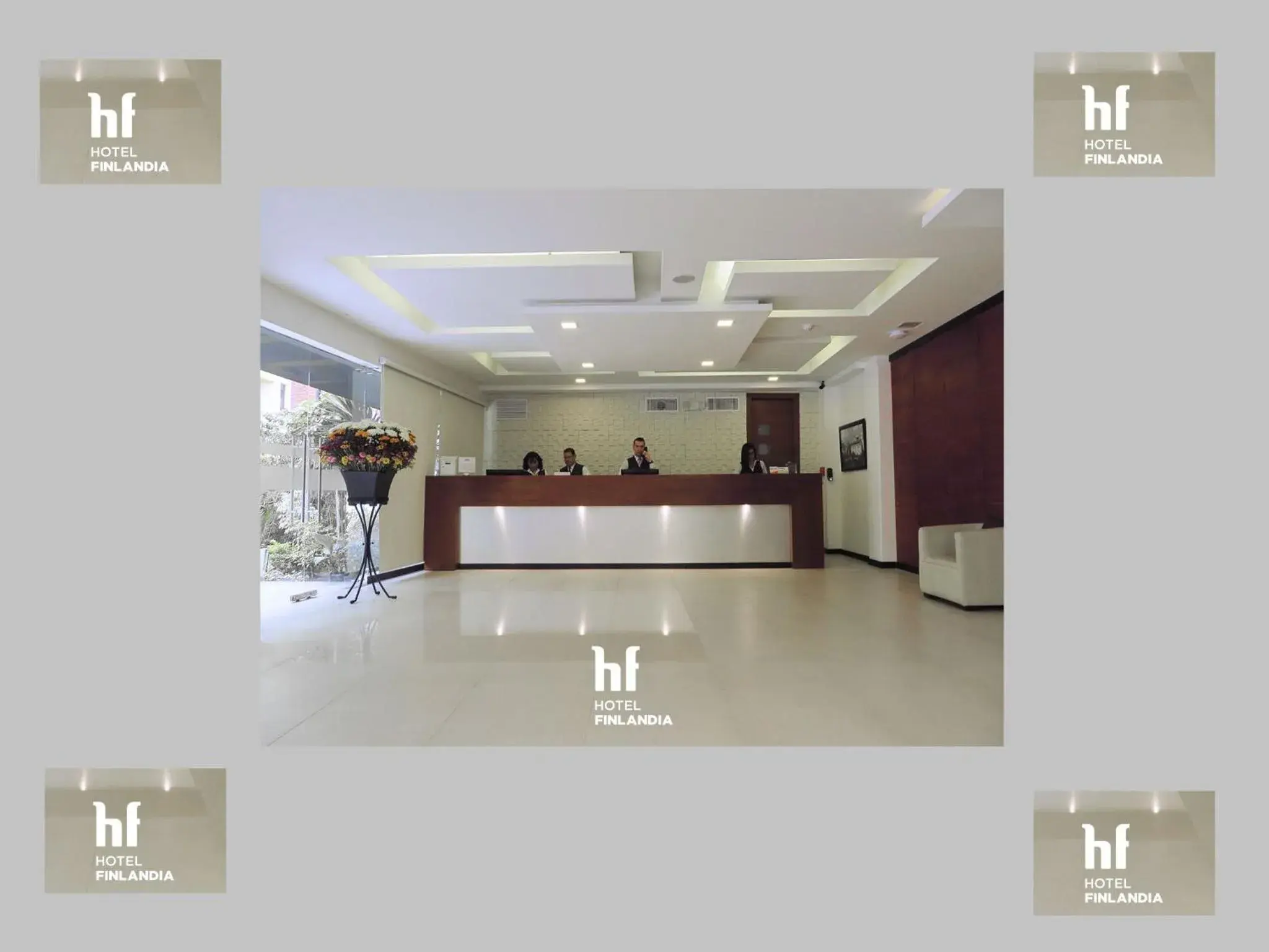 Lobby or reception in Hotel Finlandia Lobby or reception in Hotel Finlandia