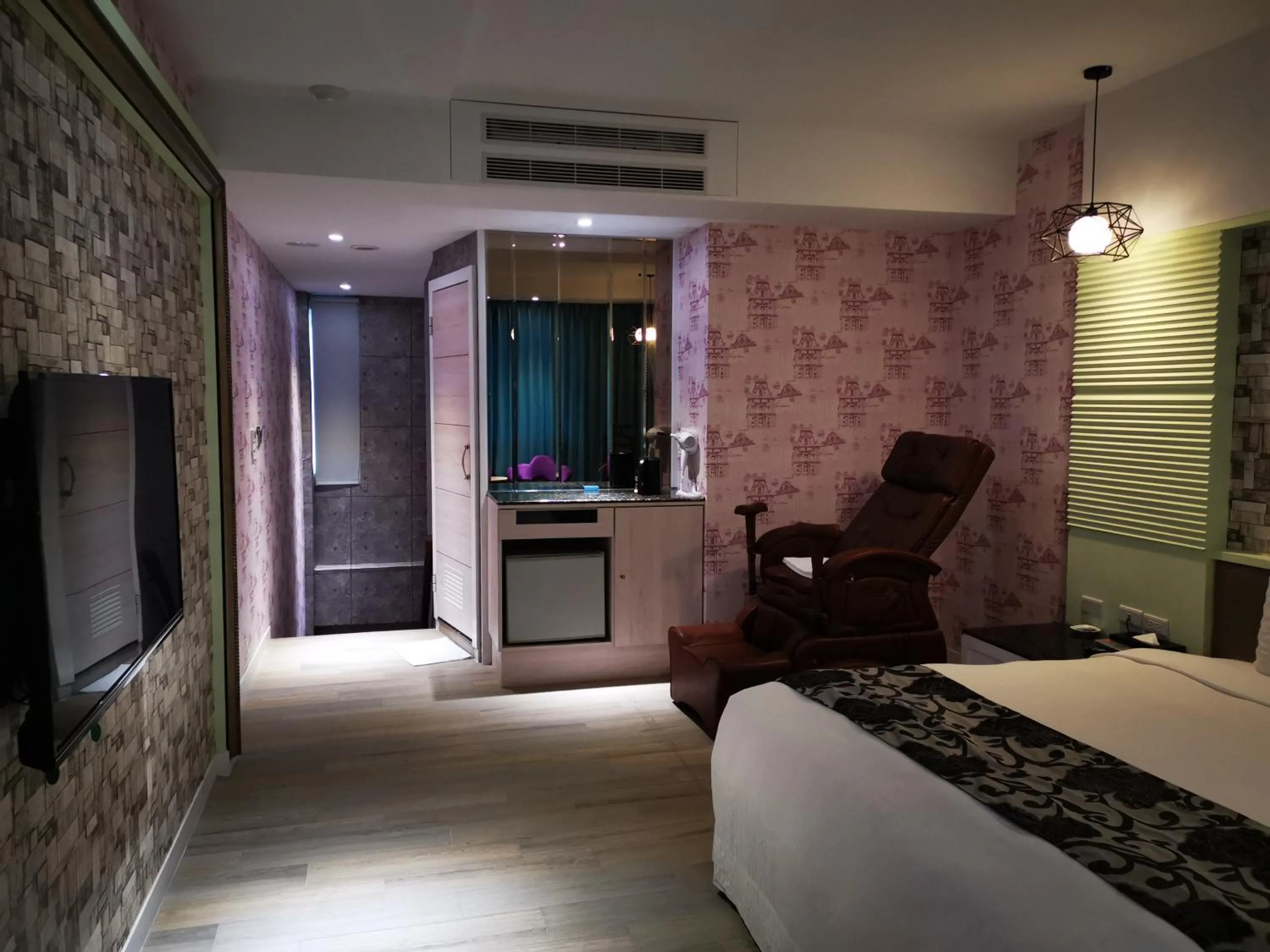 Bed in Love Story Motel