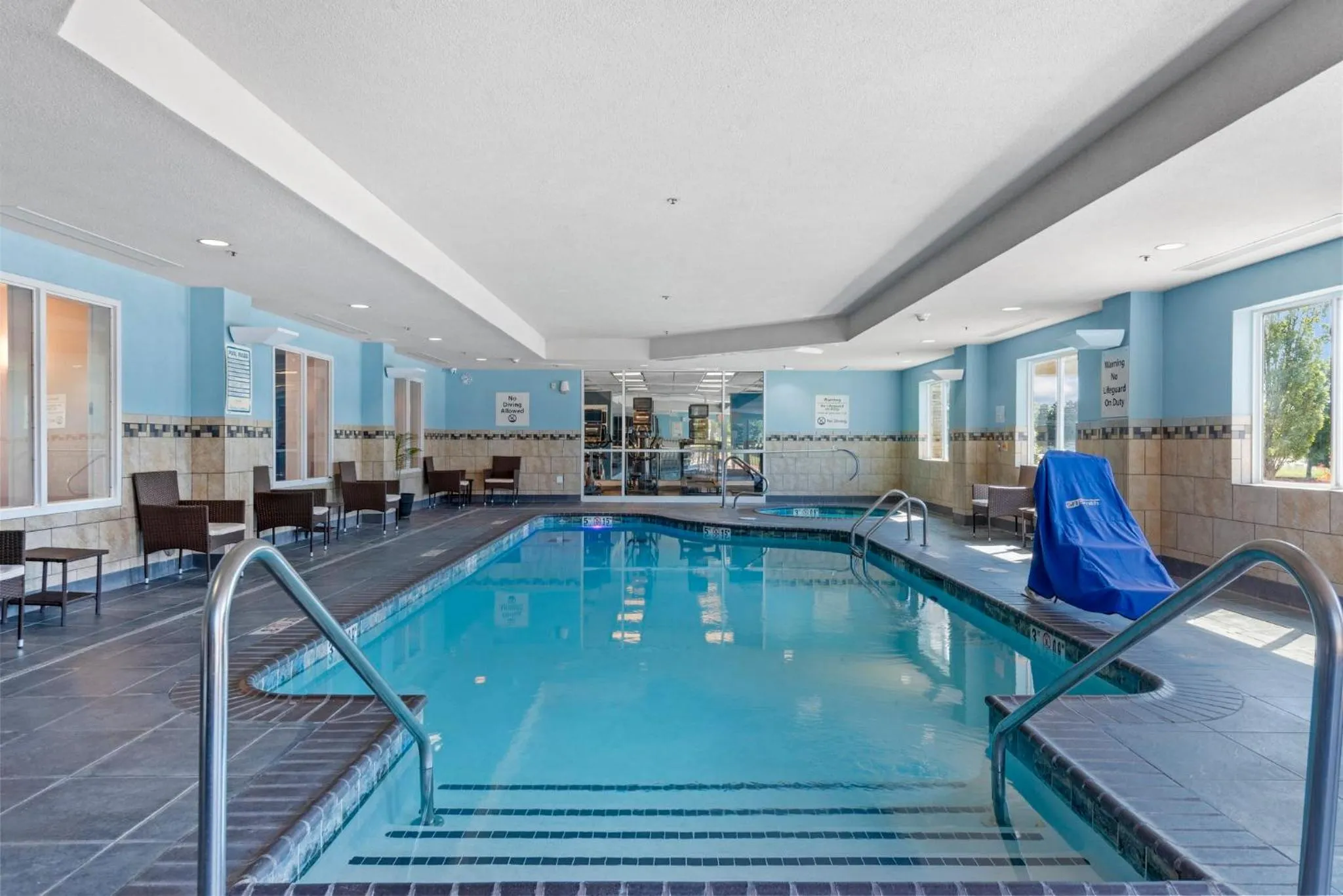 Swimming pool in Holiday Inn Express Tulsa South Bixby by IHG