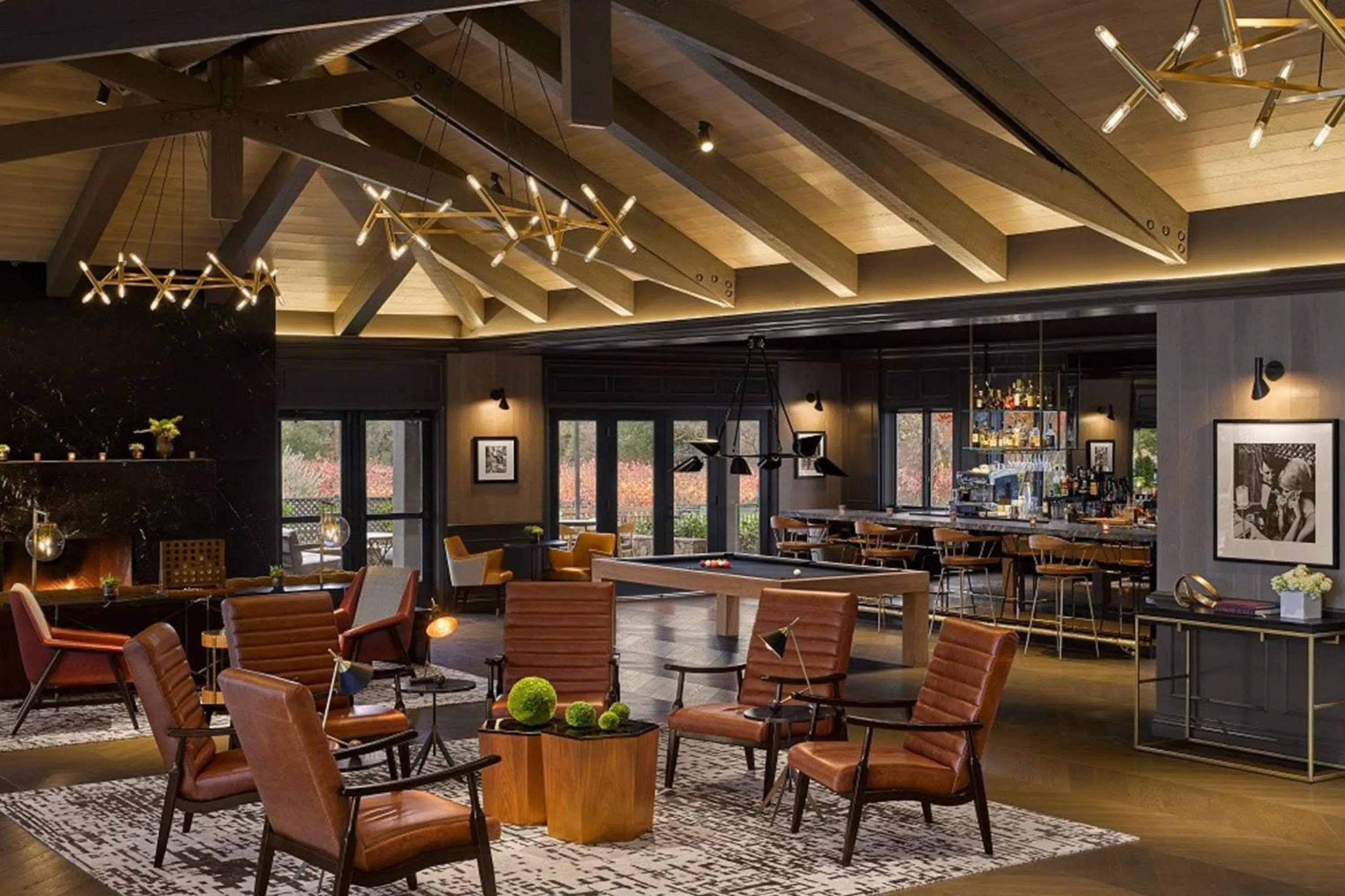 Lobby or reception in The Estate Yountville