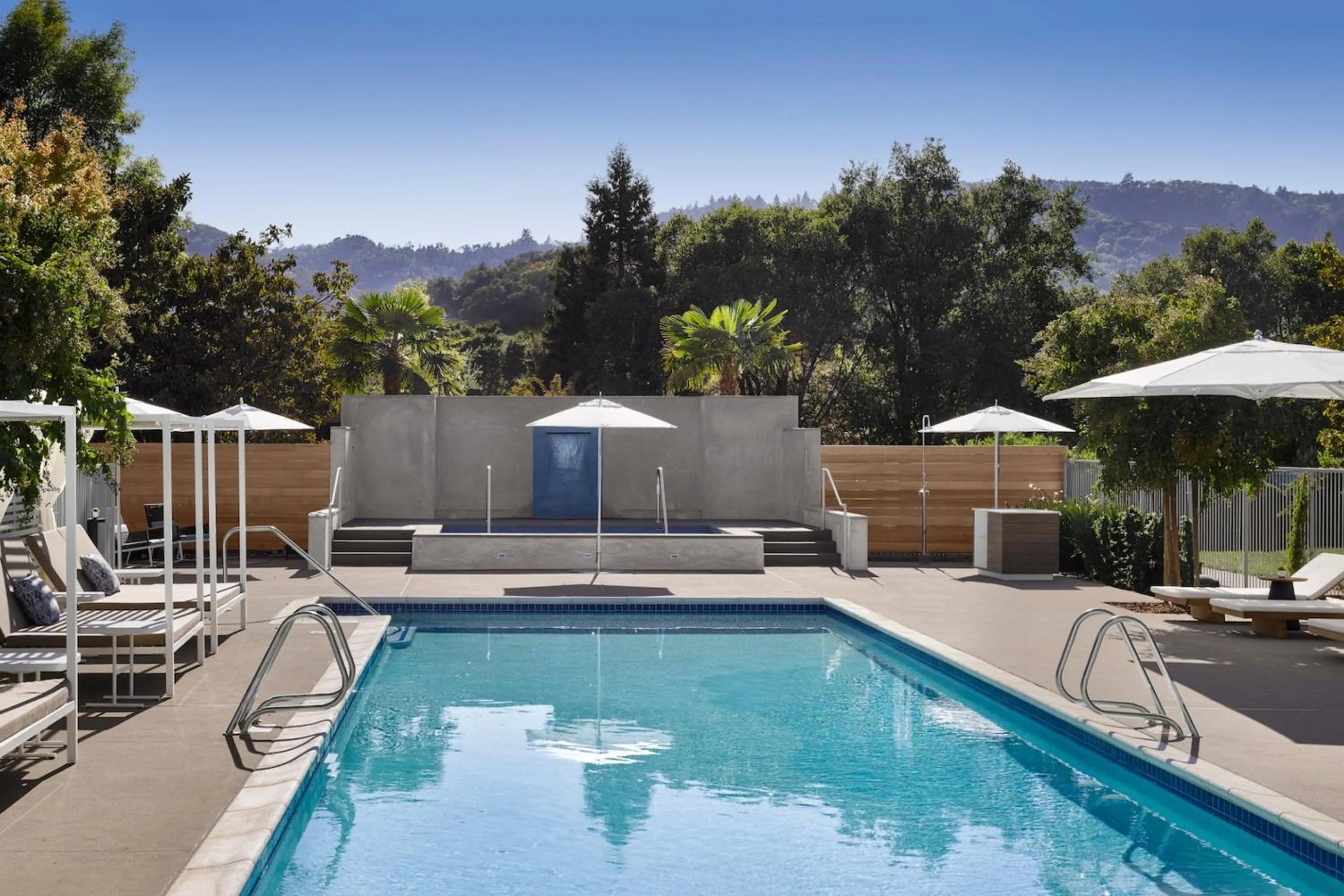 Swimming pool in The Estate Yountville