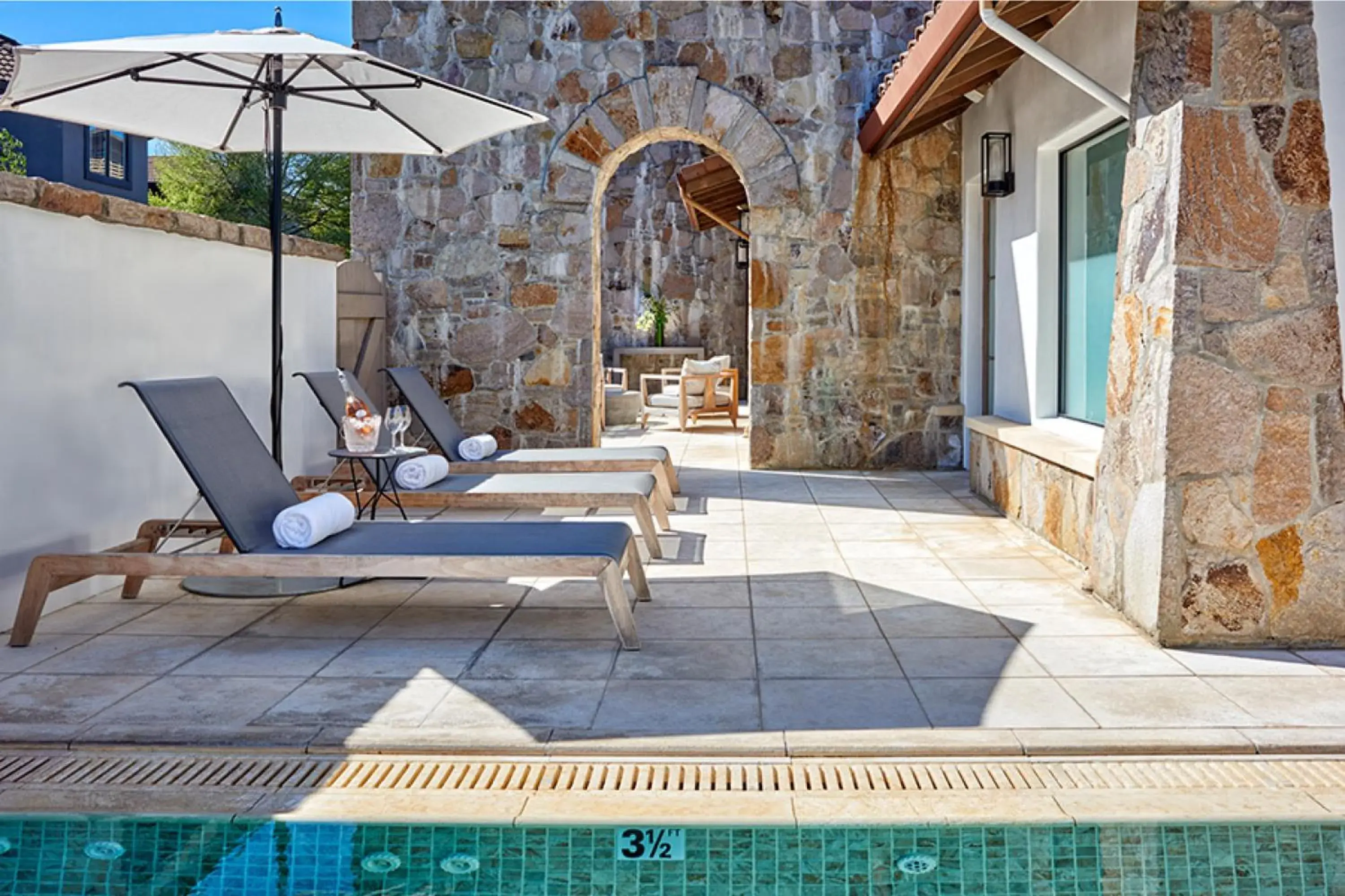 Swimming pool in The Estate Yountville Swimming pool in The Estate Yountville