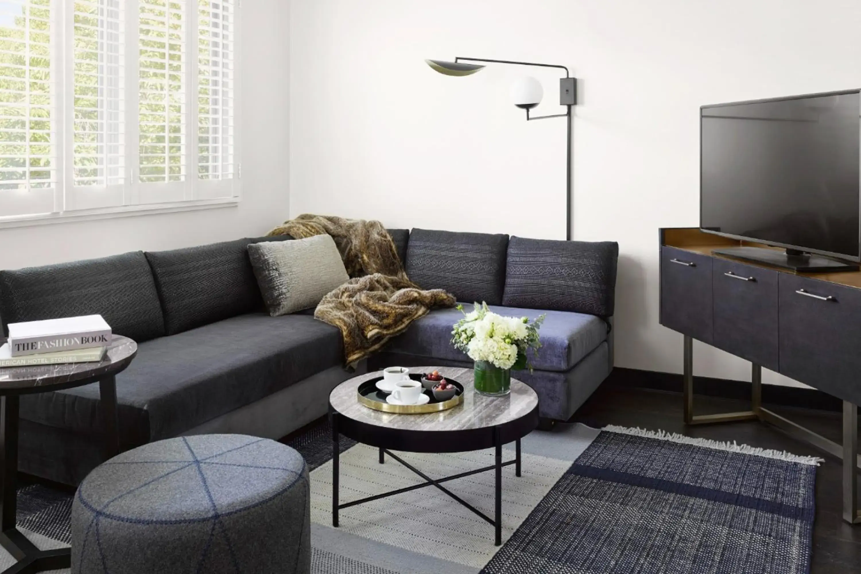 Living room in The Estate Yountville Living room in The Estate Yountville