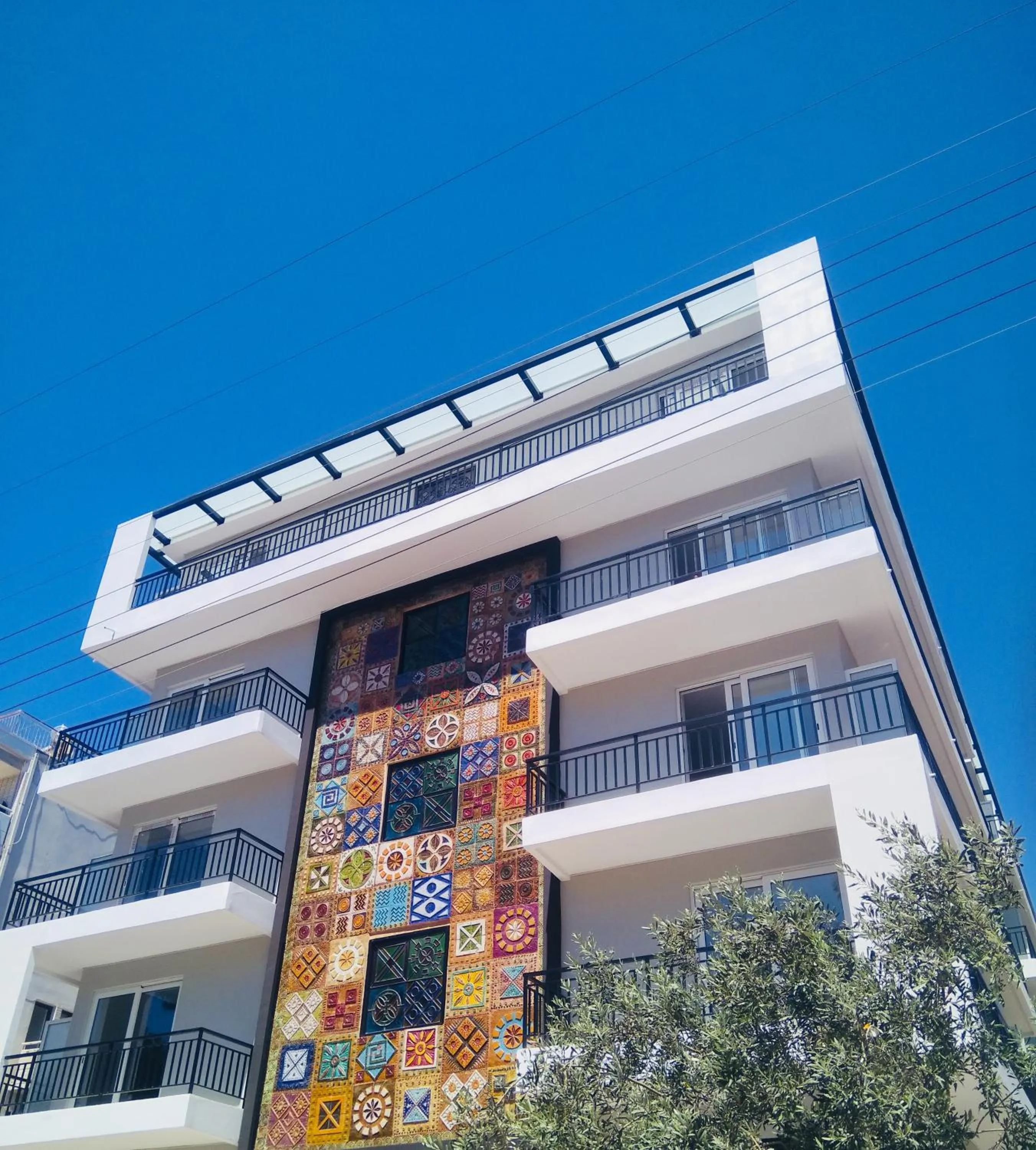 Property building in Athens coast hotel