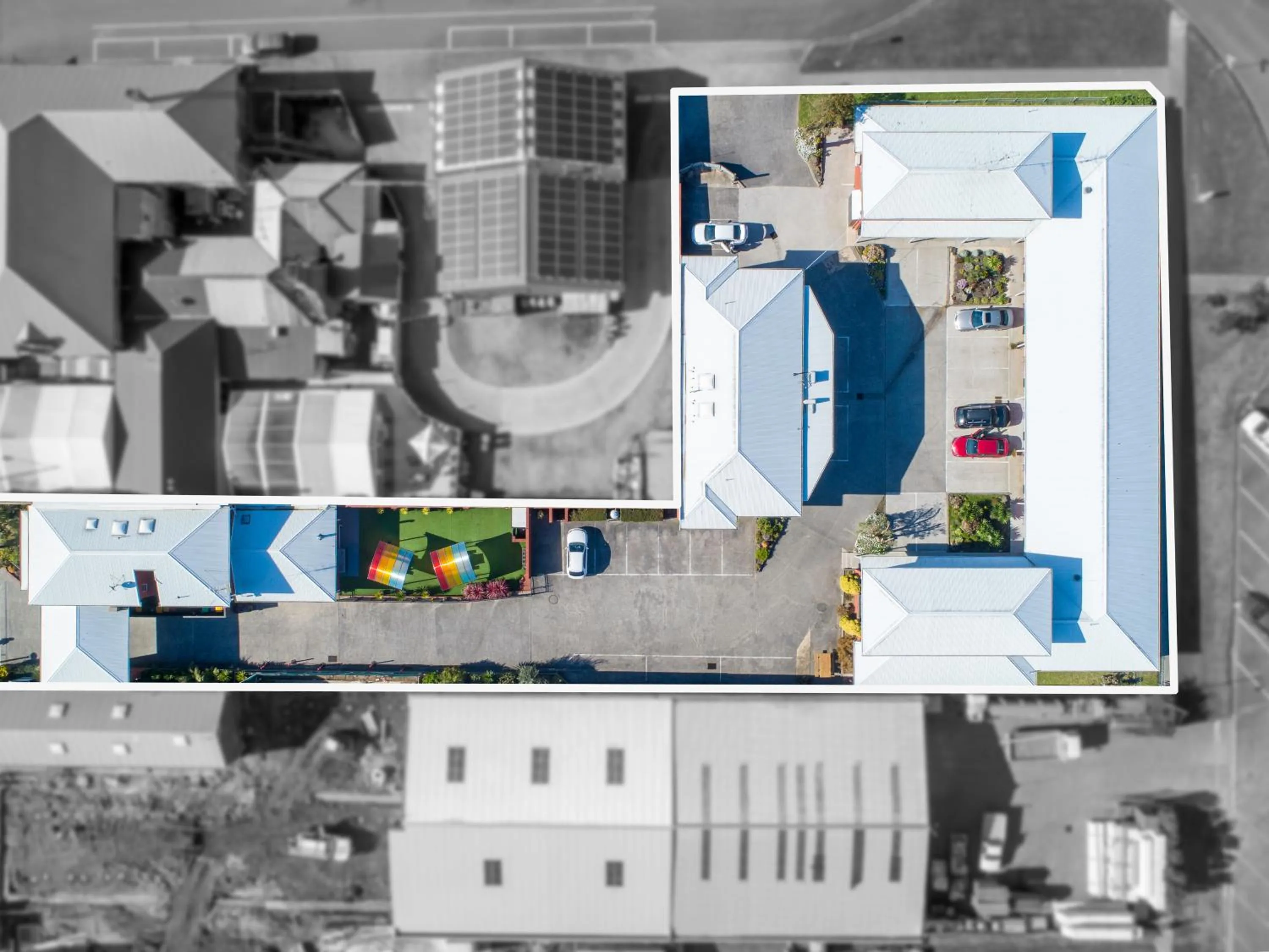 Floor plan in The International Motel Apollo Bay