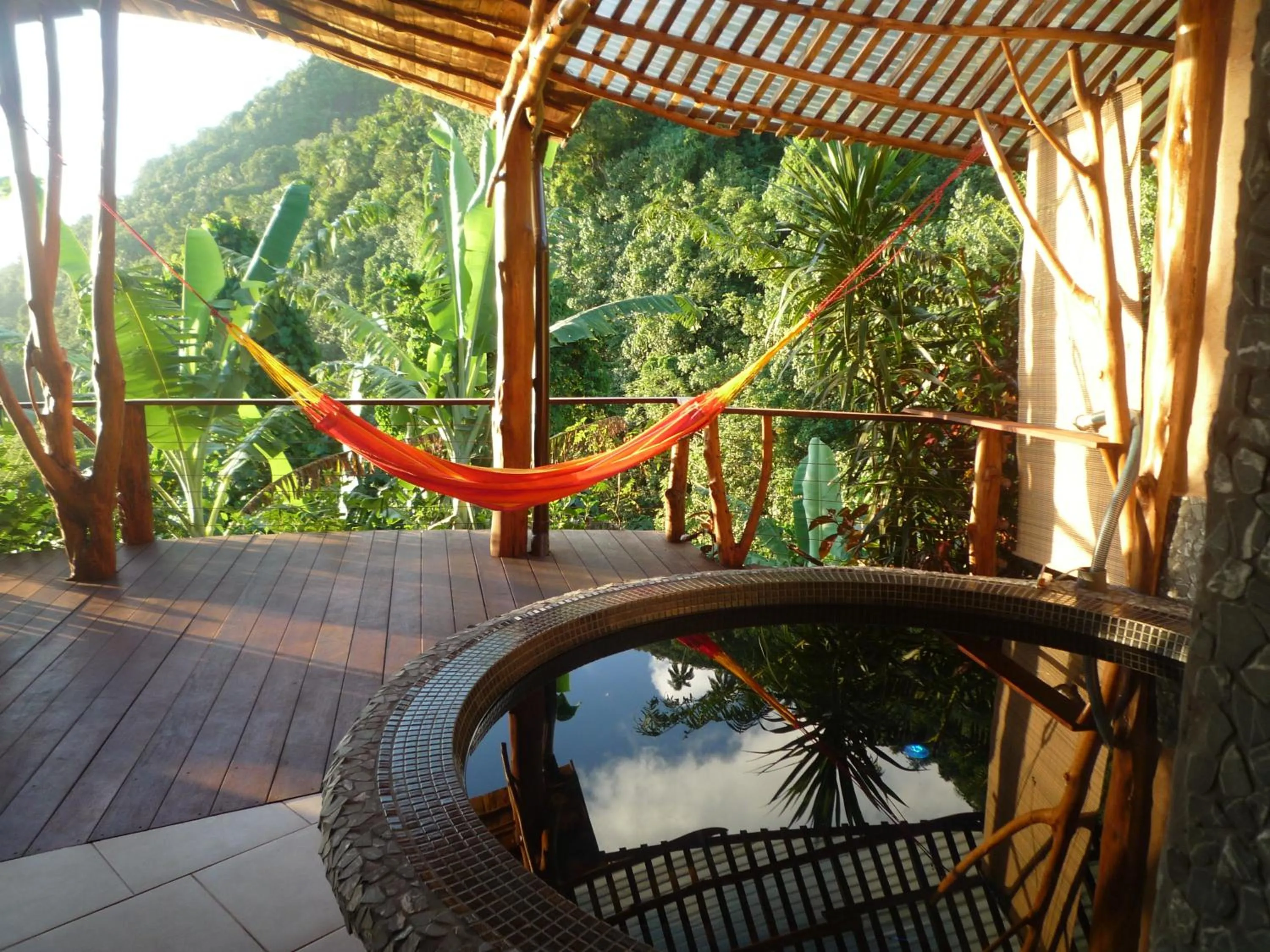 Patio in Vanira Lodge