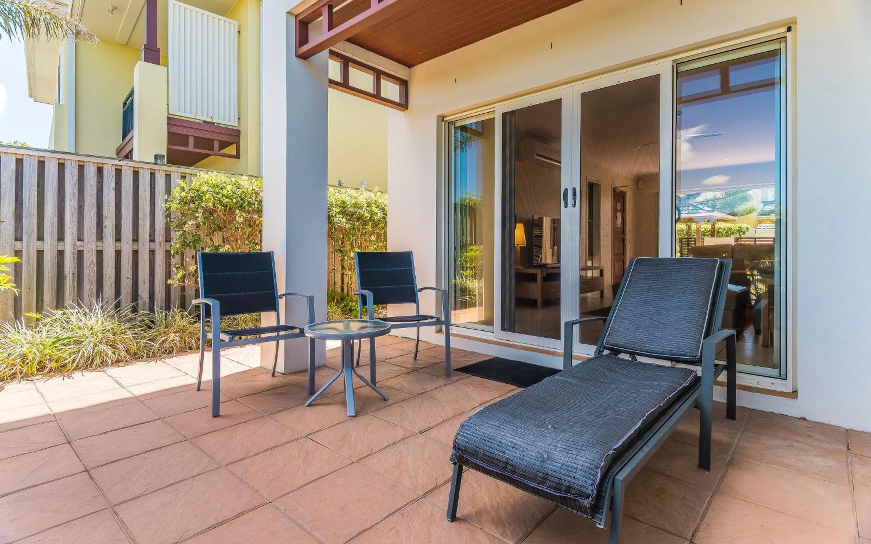 Patio in The Sands Resort at Yamba