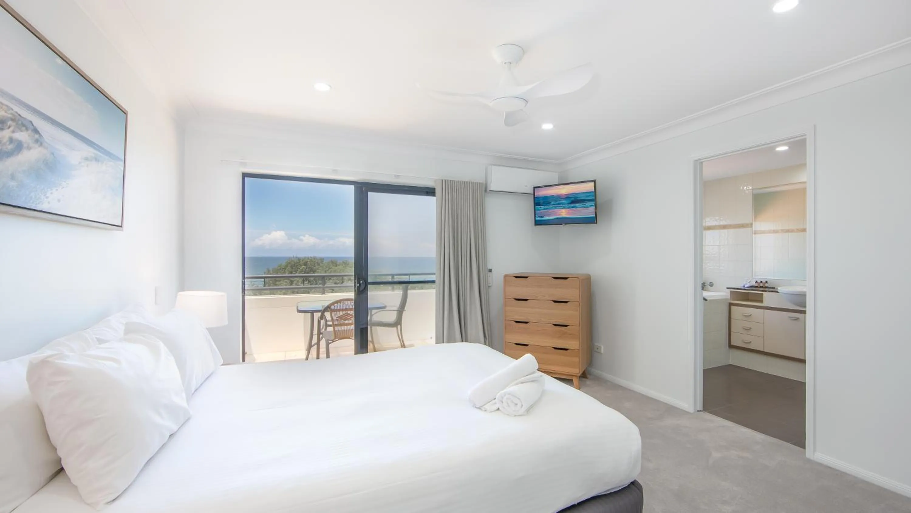 Bed in The Sands Resort at Yamba