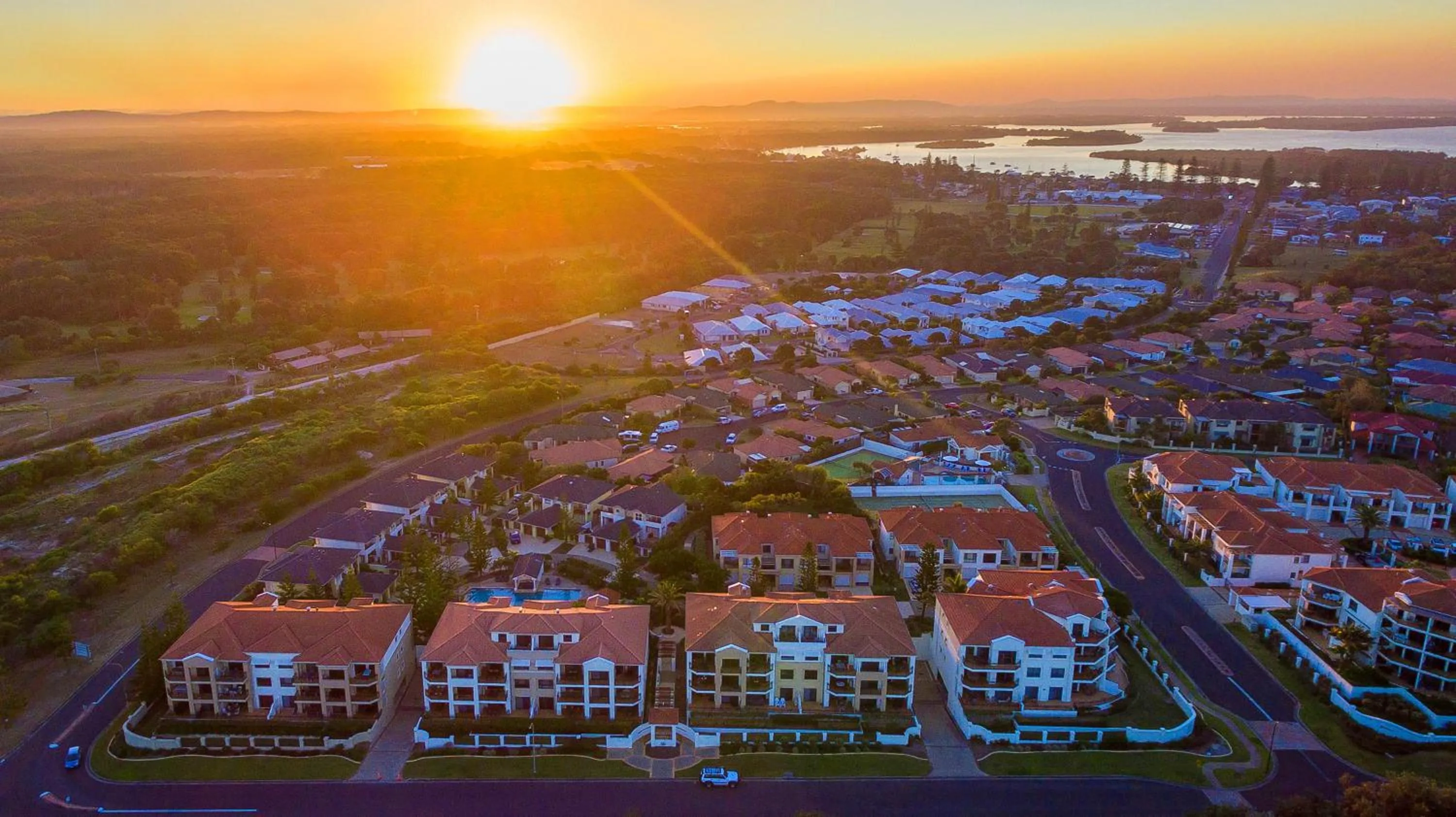 Bird's eye view in The Sands Resort at Yamba