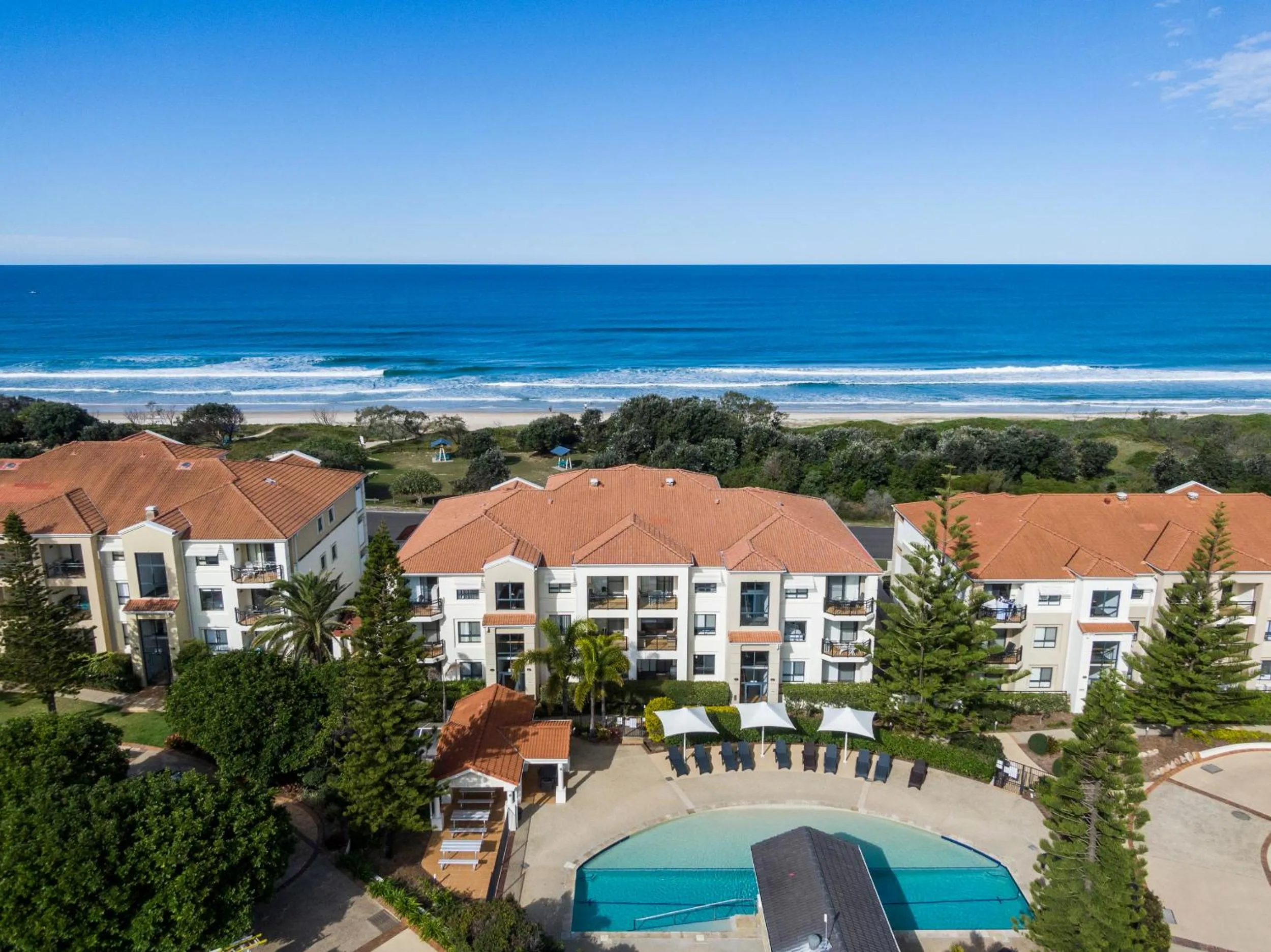 Property building in The Sands Resort at Yamba