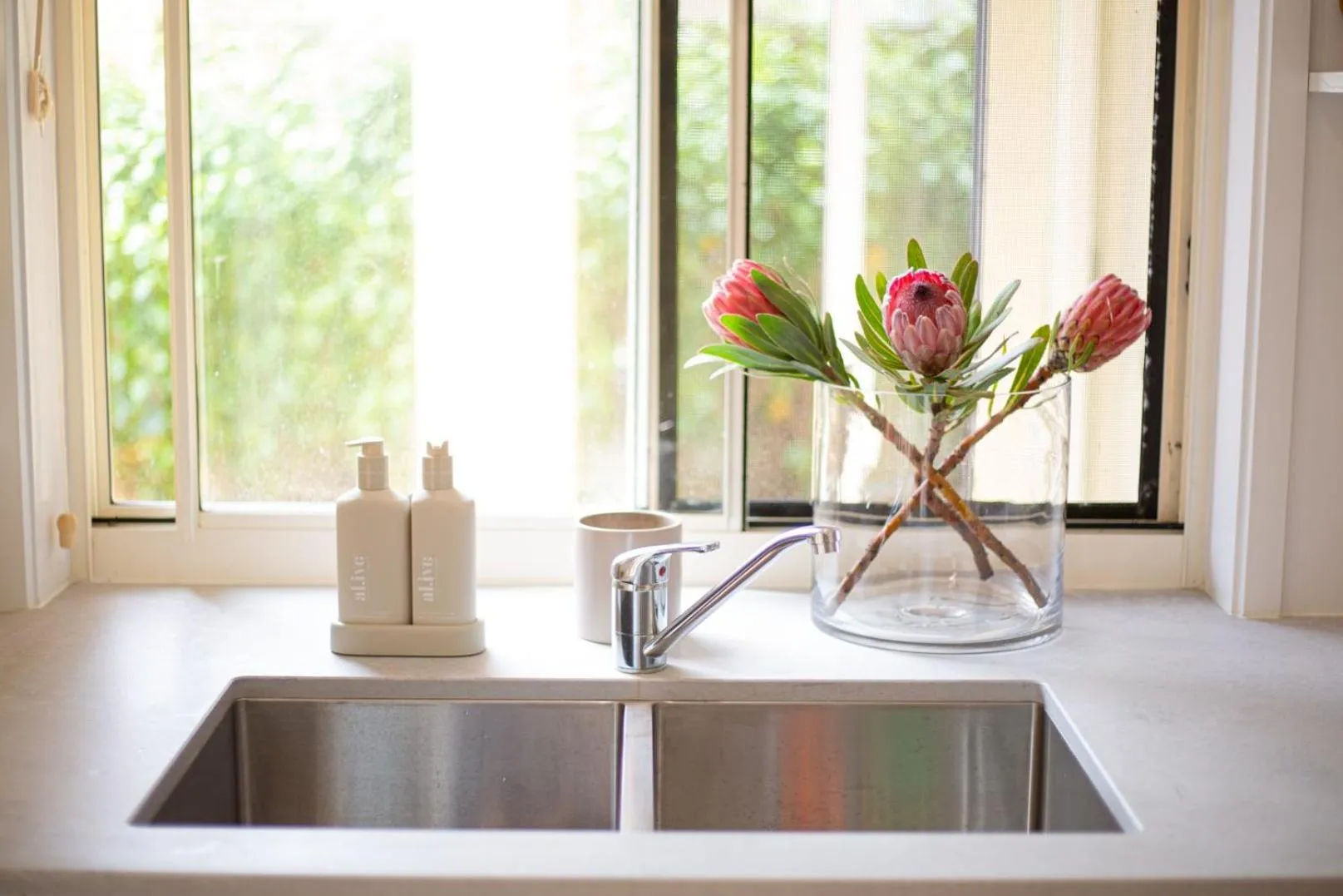 kitchen in The Sands Resort at Yamba