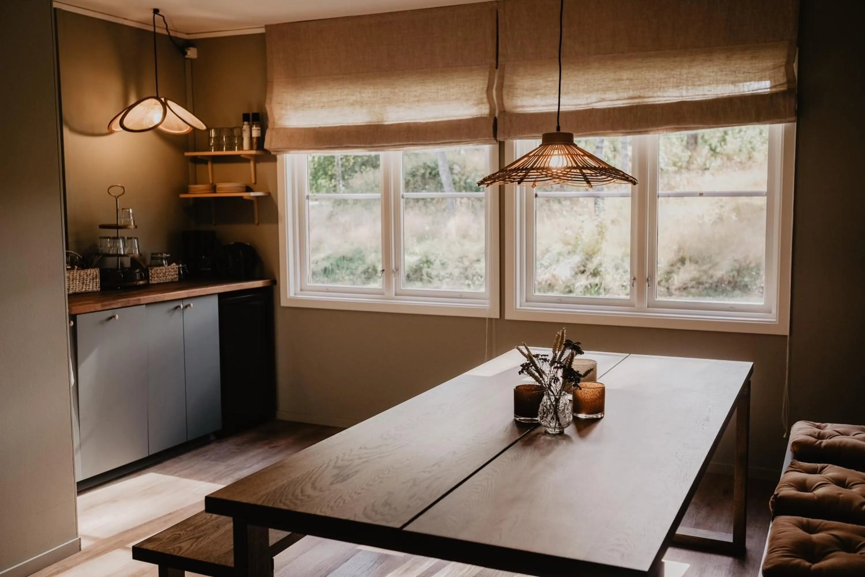 Dining area in Stiftsgården Tallnäs