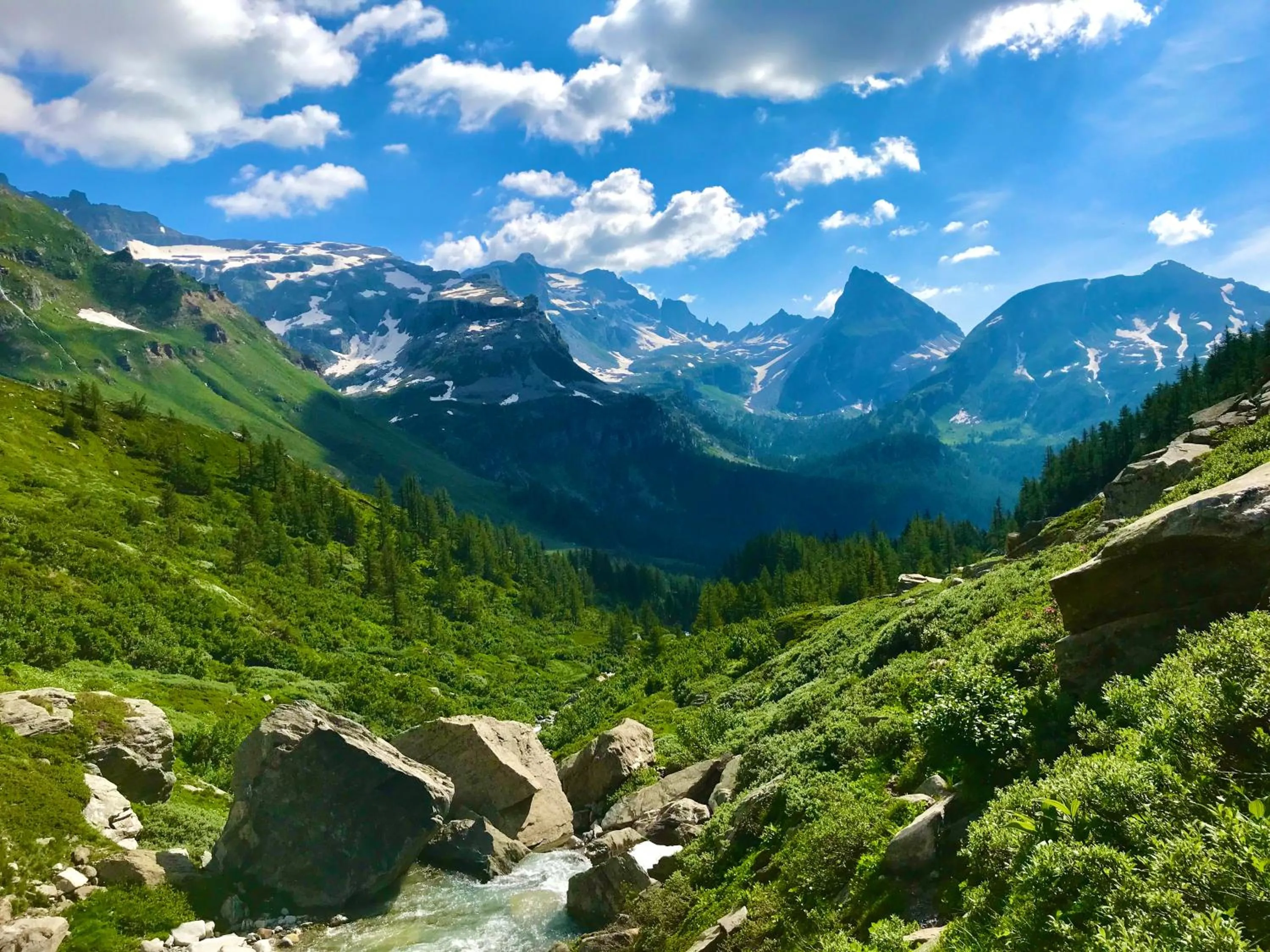Natural landscape in B&B Chalet Il Picchio