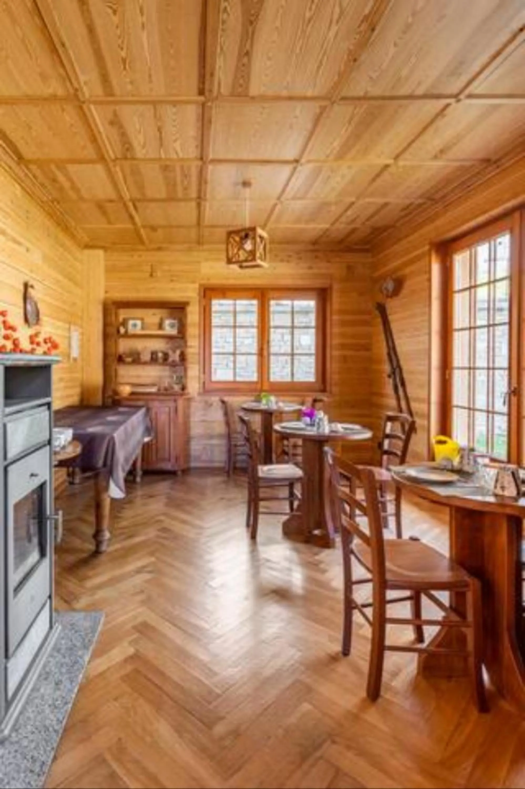 Breakfast, Bed in B&B Chalet Il Picchio