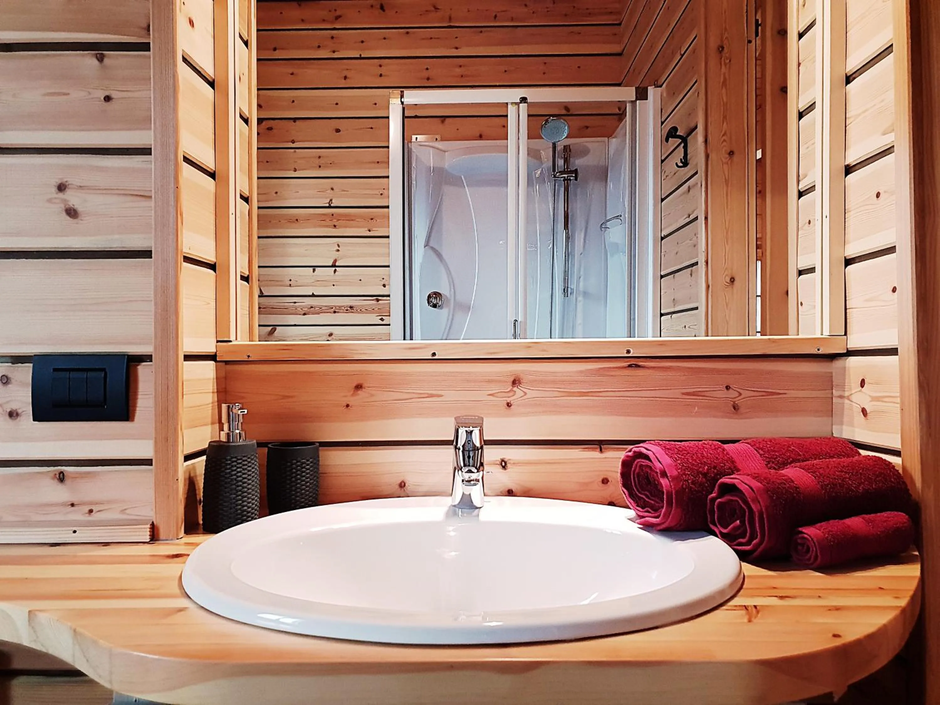 Bathroom in B&B Chalet Il Picchio