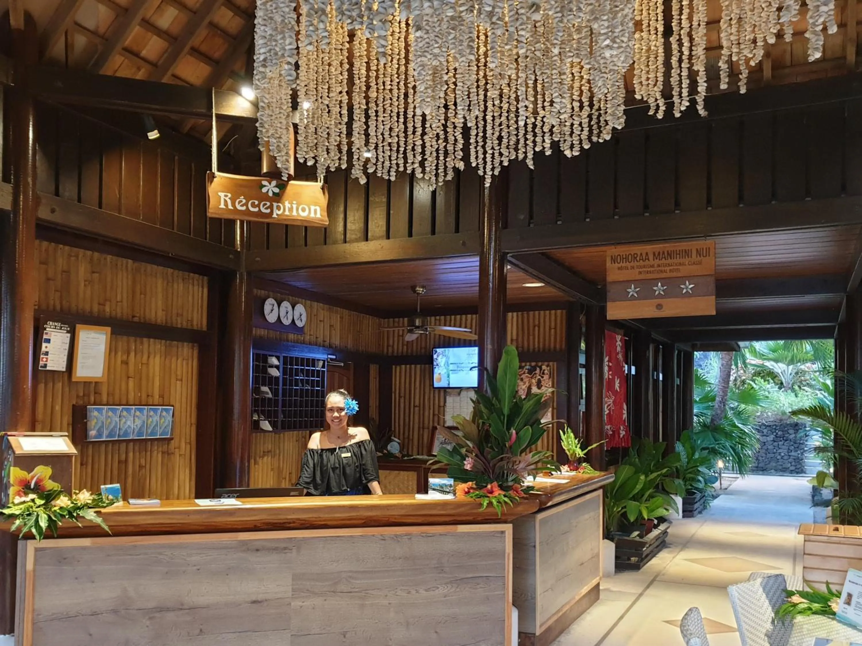 Lobby or reception in Maitai Bora Bora