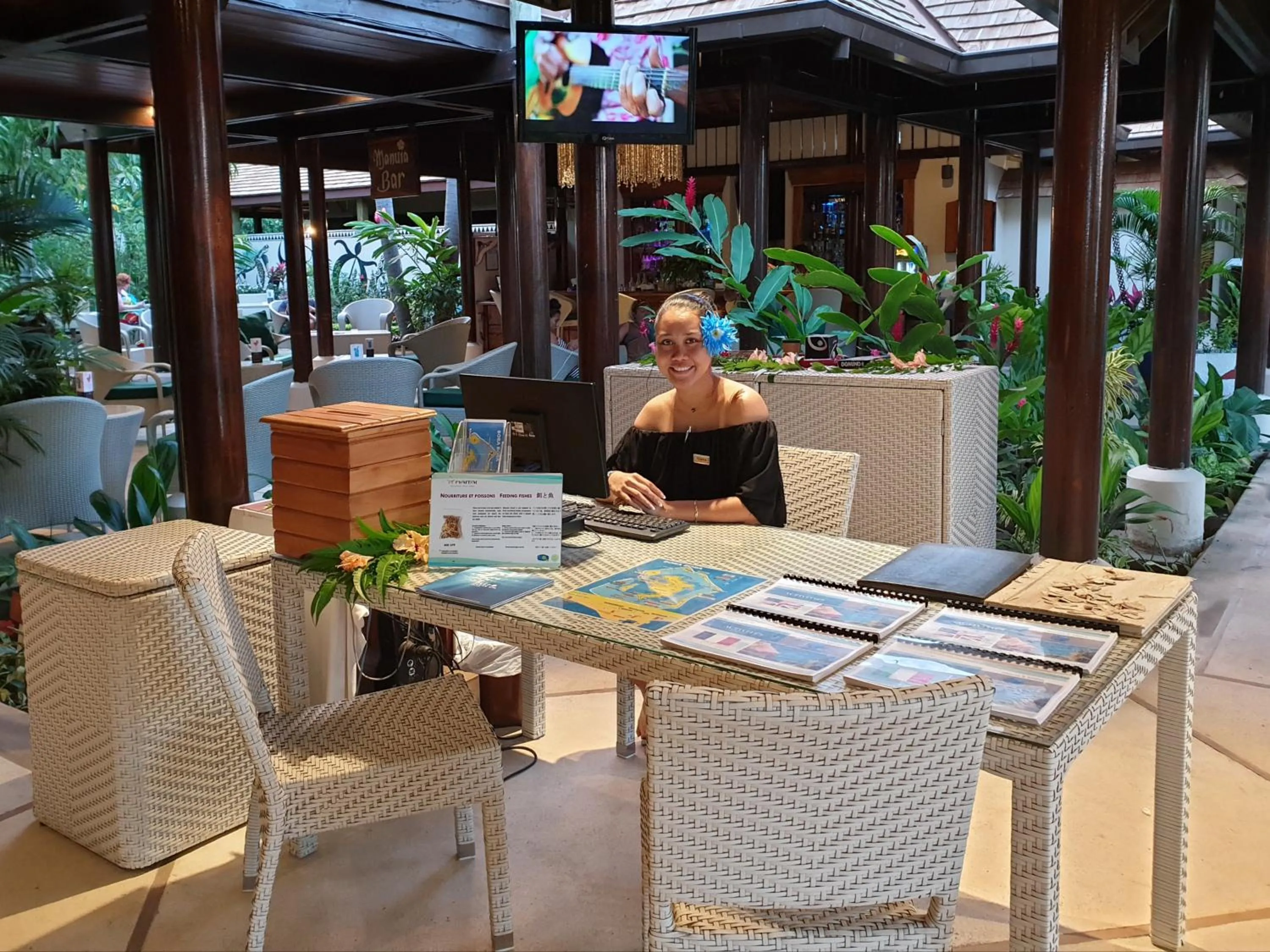 Lobby or reception in Maitai Bora Bora