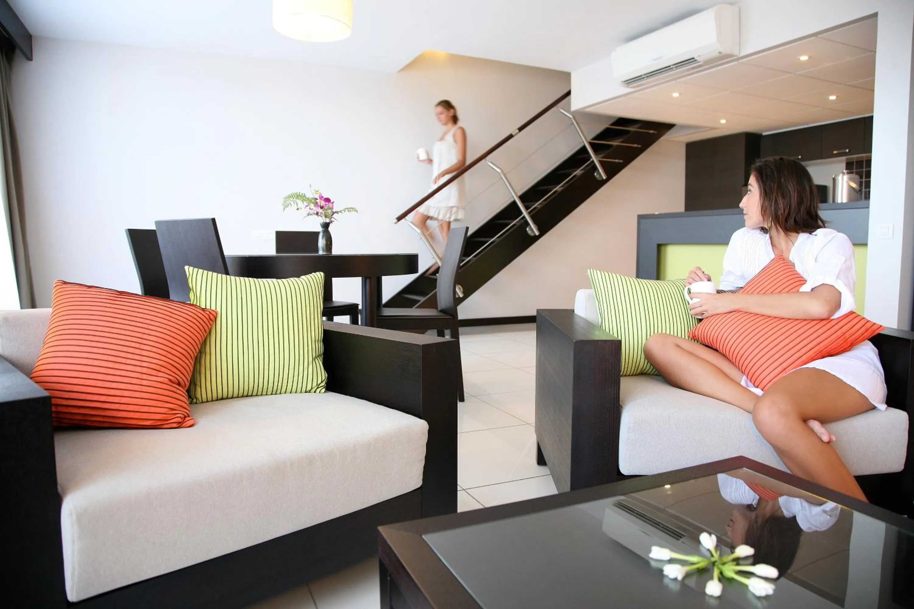 Seating area in Hotel Tahiti Nui