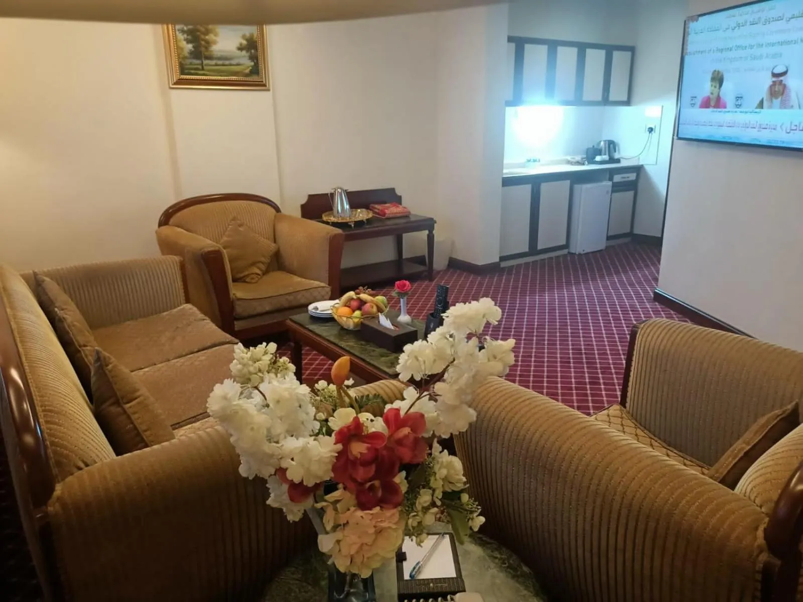 Living room in Royal Casablanca