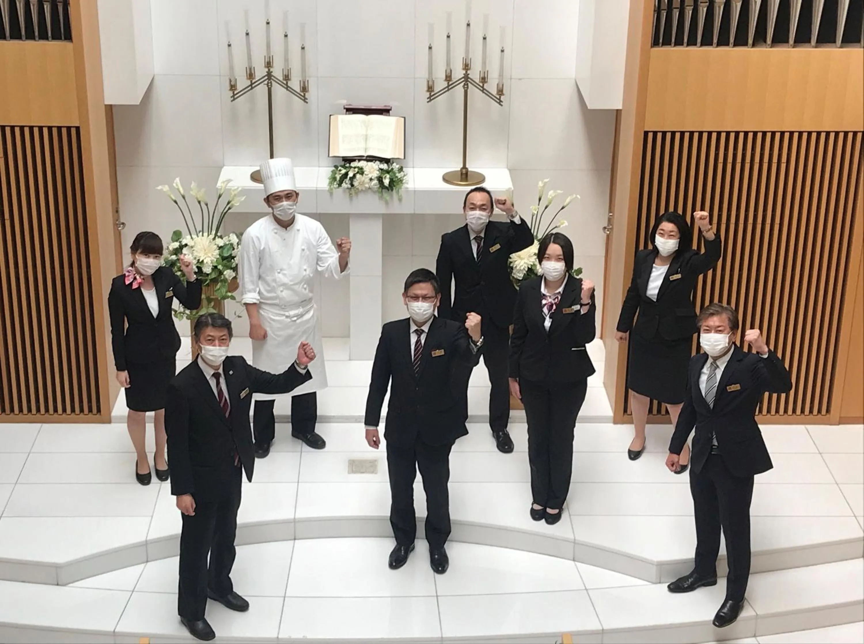 Staff in Hotel Tokyo Garden Palace