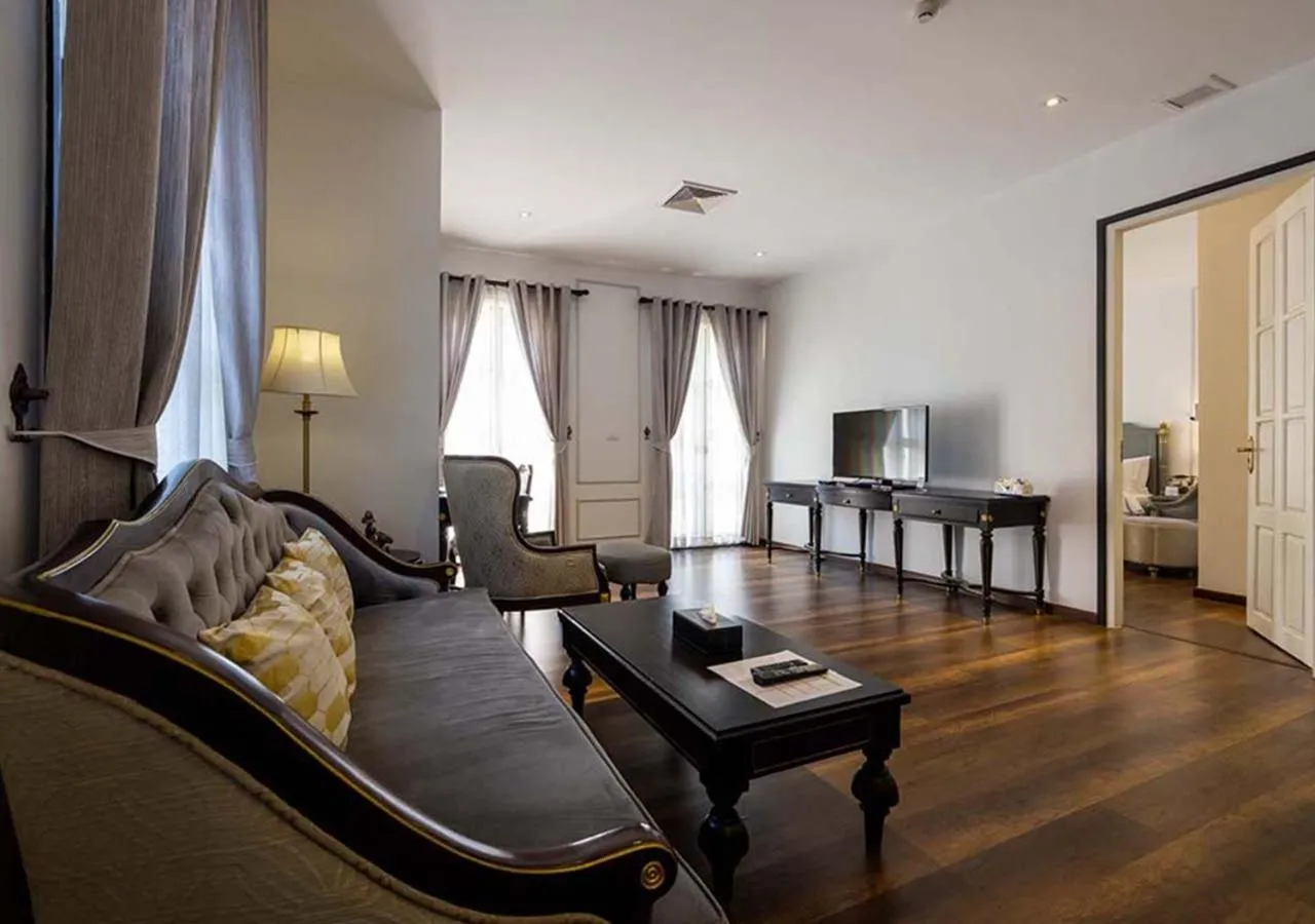 Living room in Le Thatluang D'oR Boutique Hotel