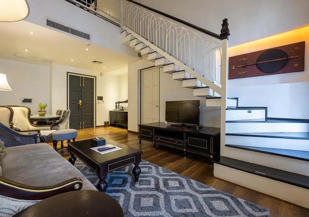 Living room in Le Thatluang D'oR Boutique Hotel