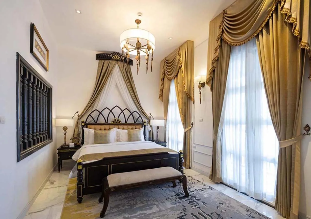 Bed in Le Thatluang D'oR Boutique Hotel