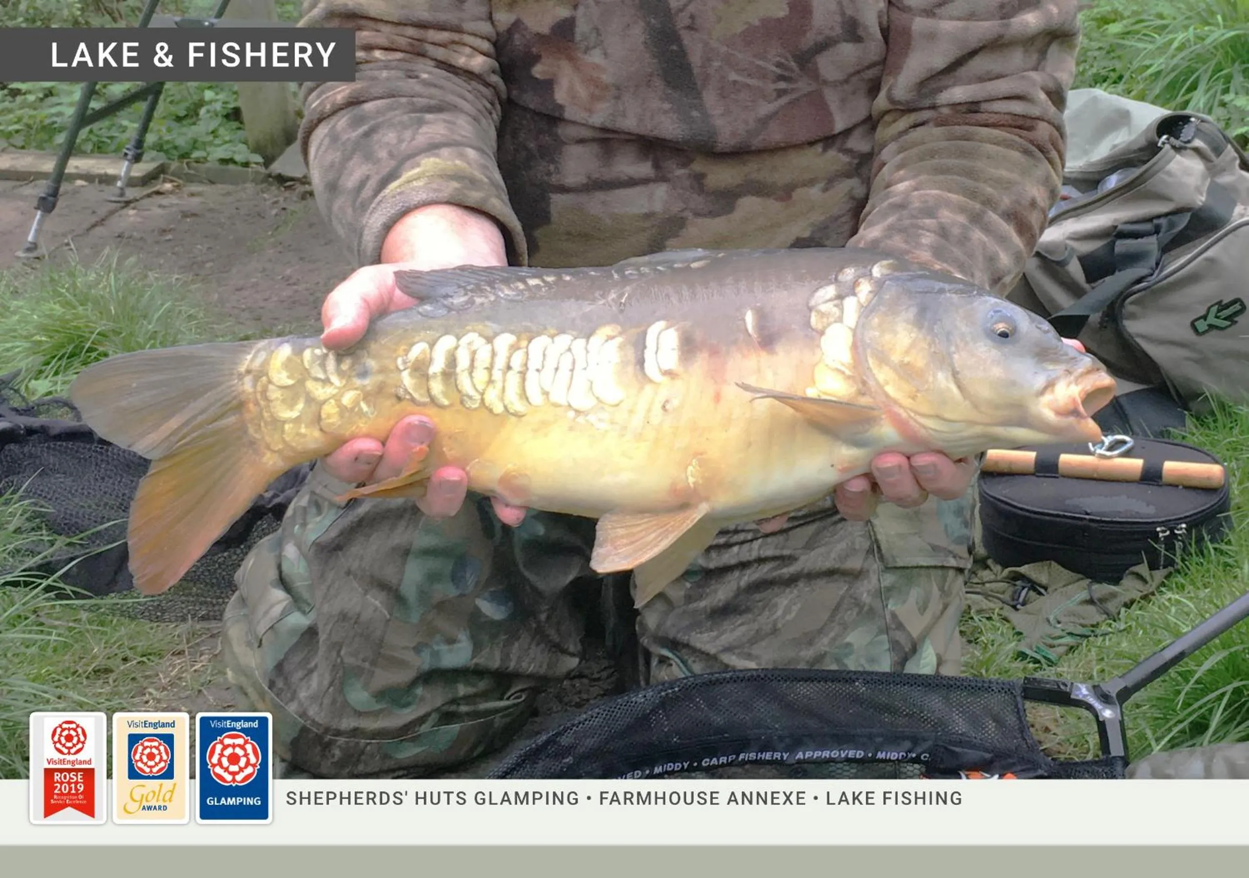 Fishing in Morndyke Shepherds Huts