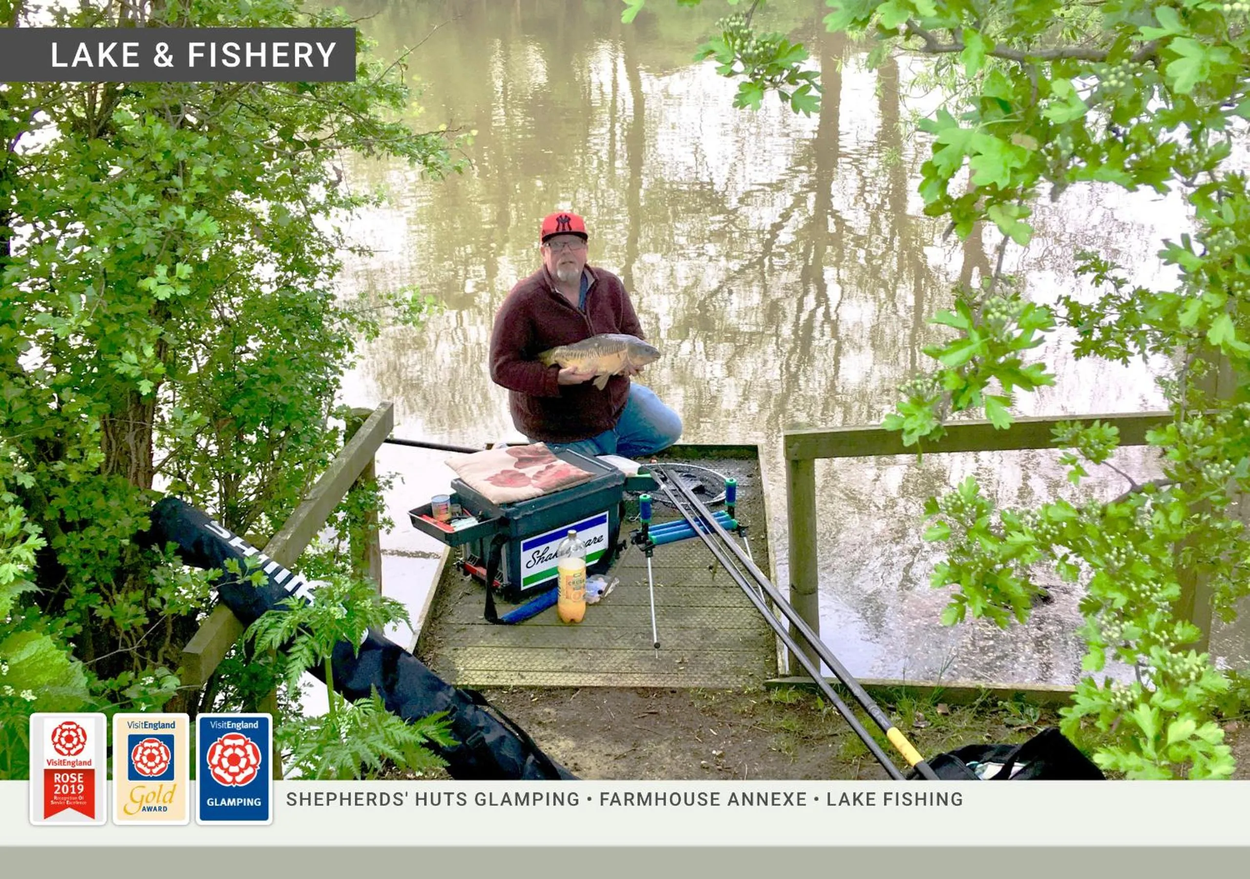 Fishing in Morndyke Shepherds Huts