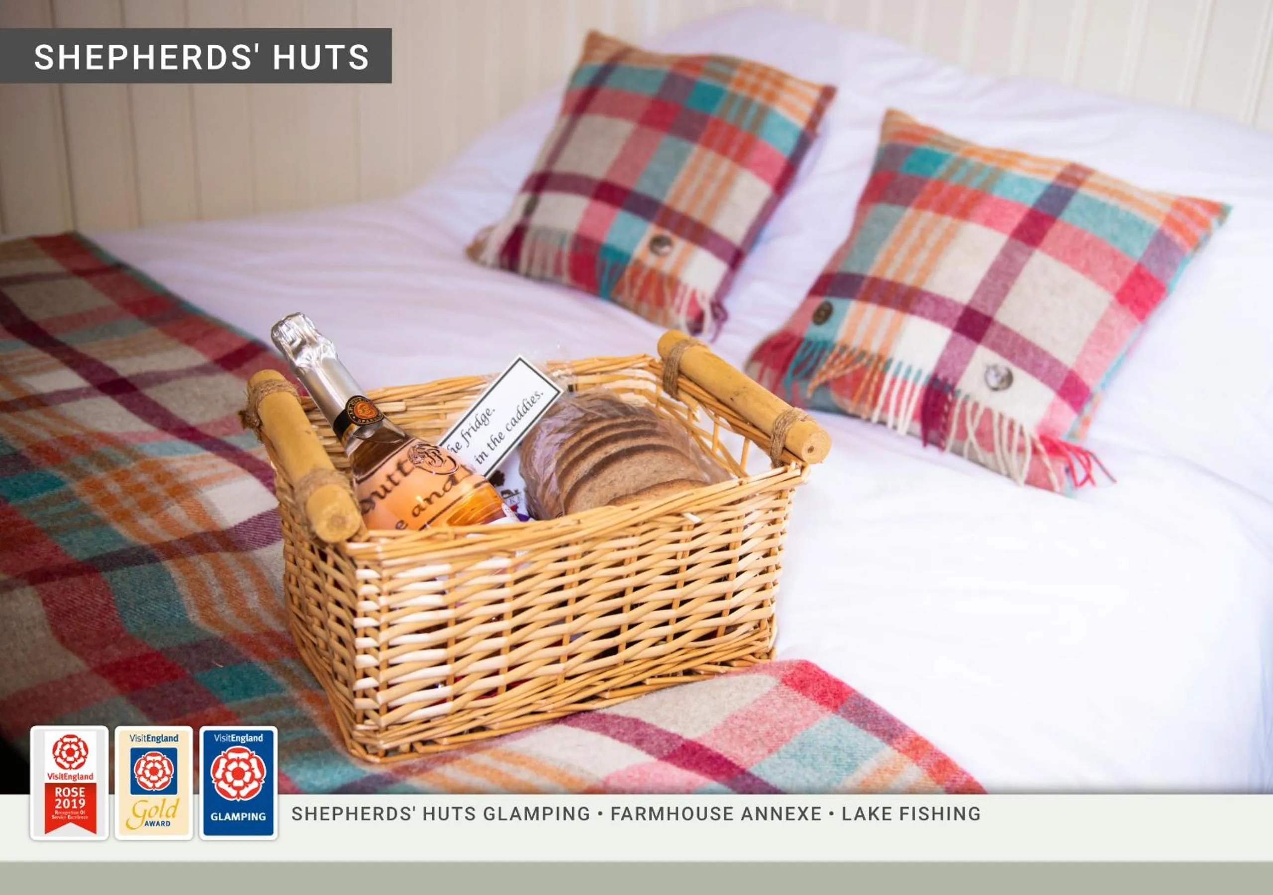Bed in Morndyke Shepherds Huts