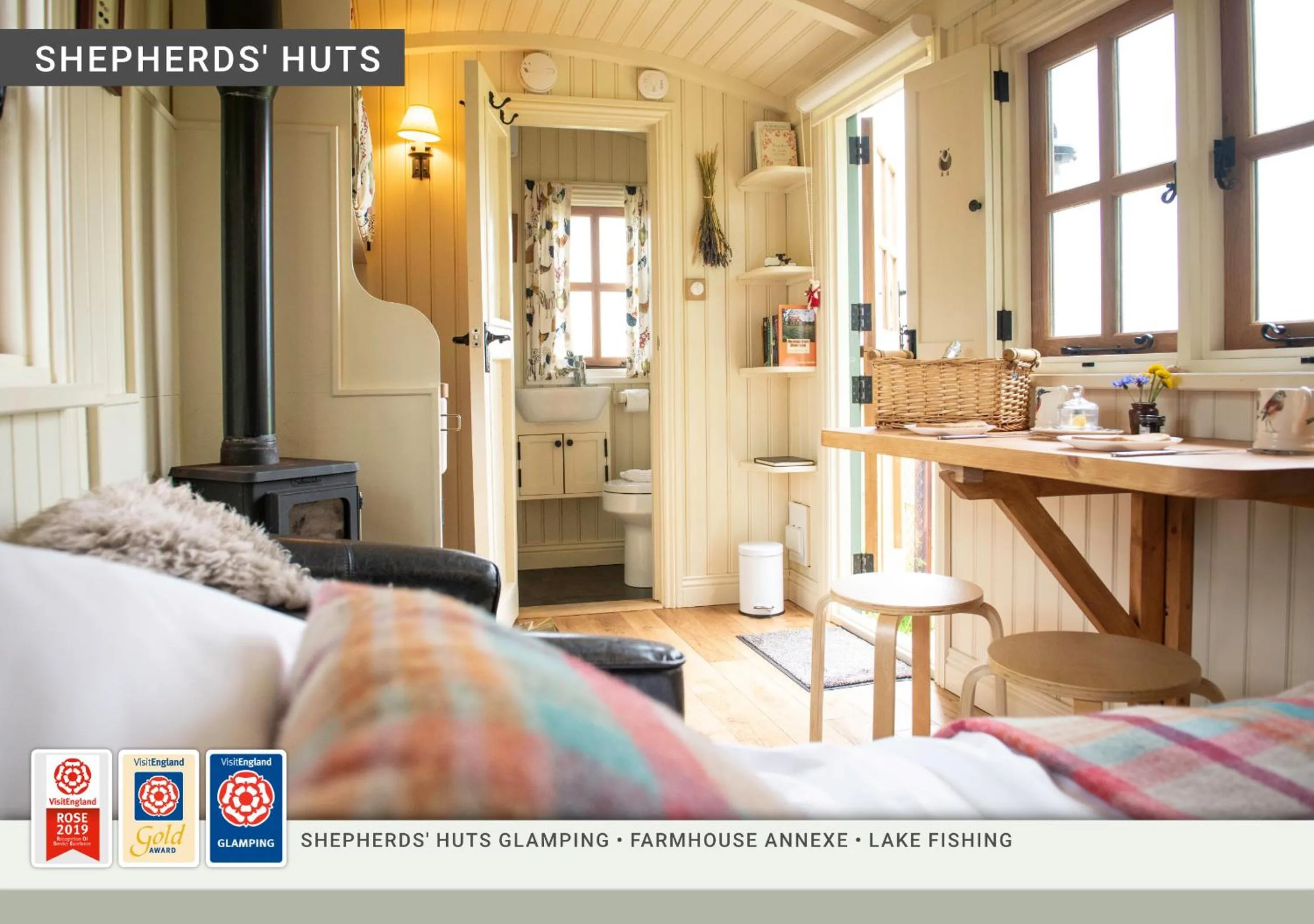 Shower in Morndyke Shepherds Huts